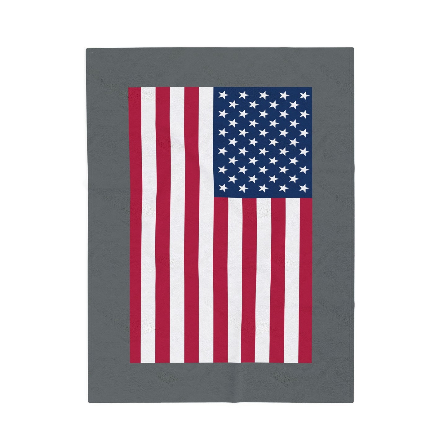 Princess Grace American Flag Velveteen Plush Blanket Cozy Home Decor for Holidays & Celebrations
