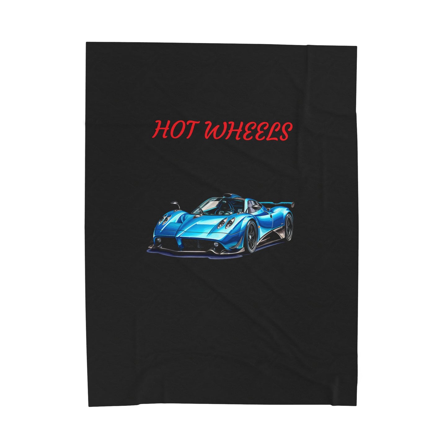 Princess Grace Hot Wheels Velveteen Plush Blanket Cozy Auto Inspired Throw for Car Lovers