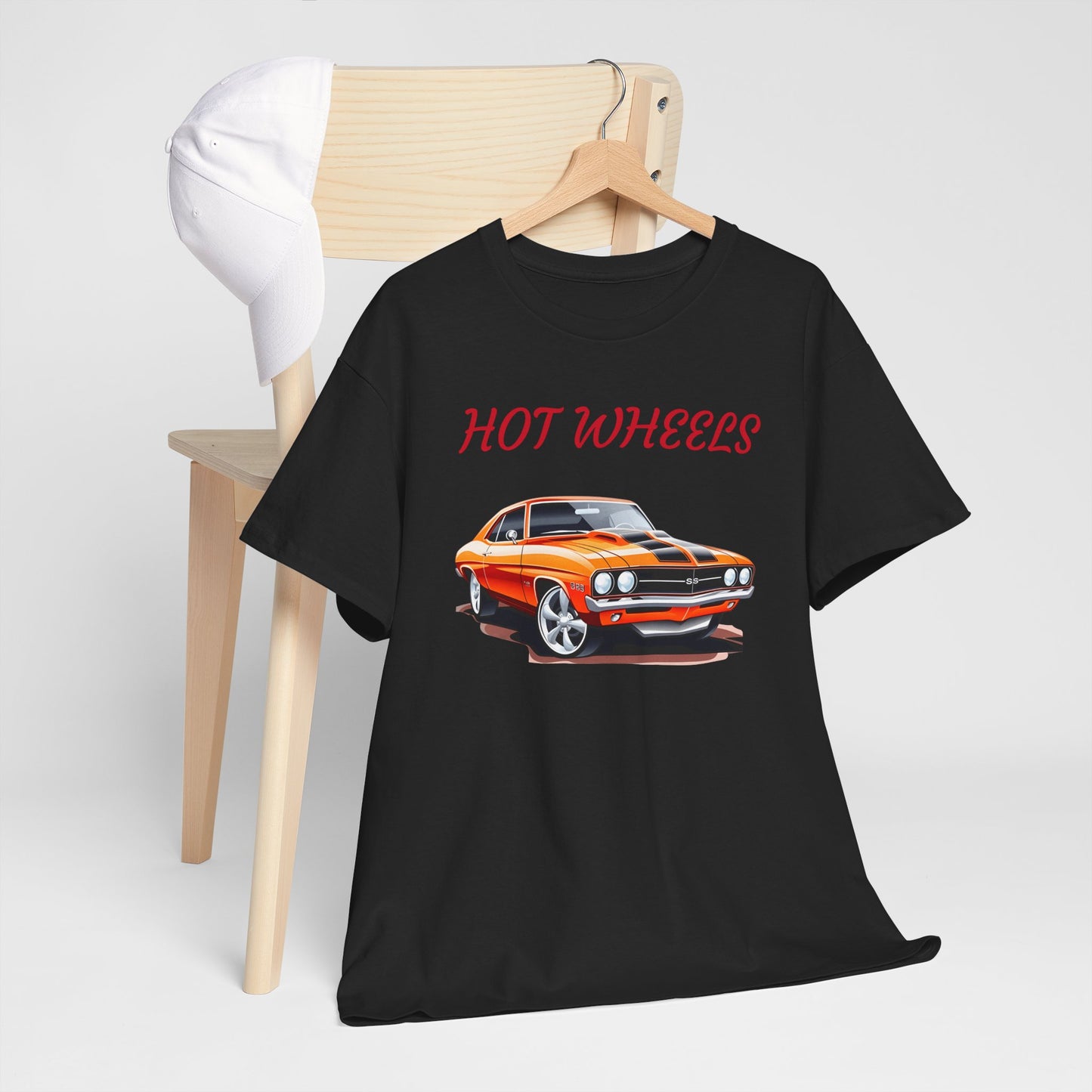 Princess Grace Retro Hot Wheels Unisex Heavy Cotton Tee Classic Car Graphic T-Shirt