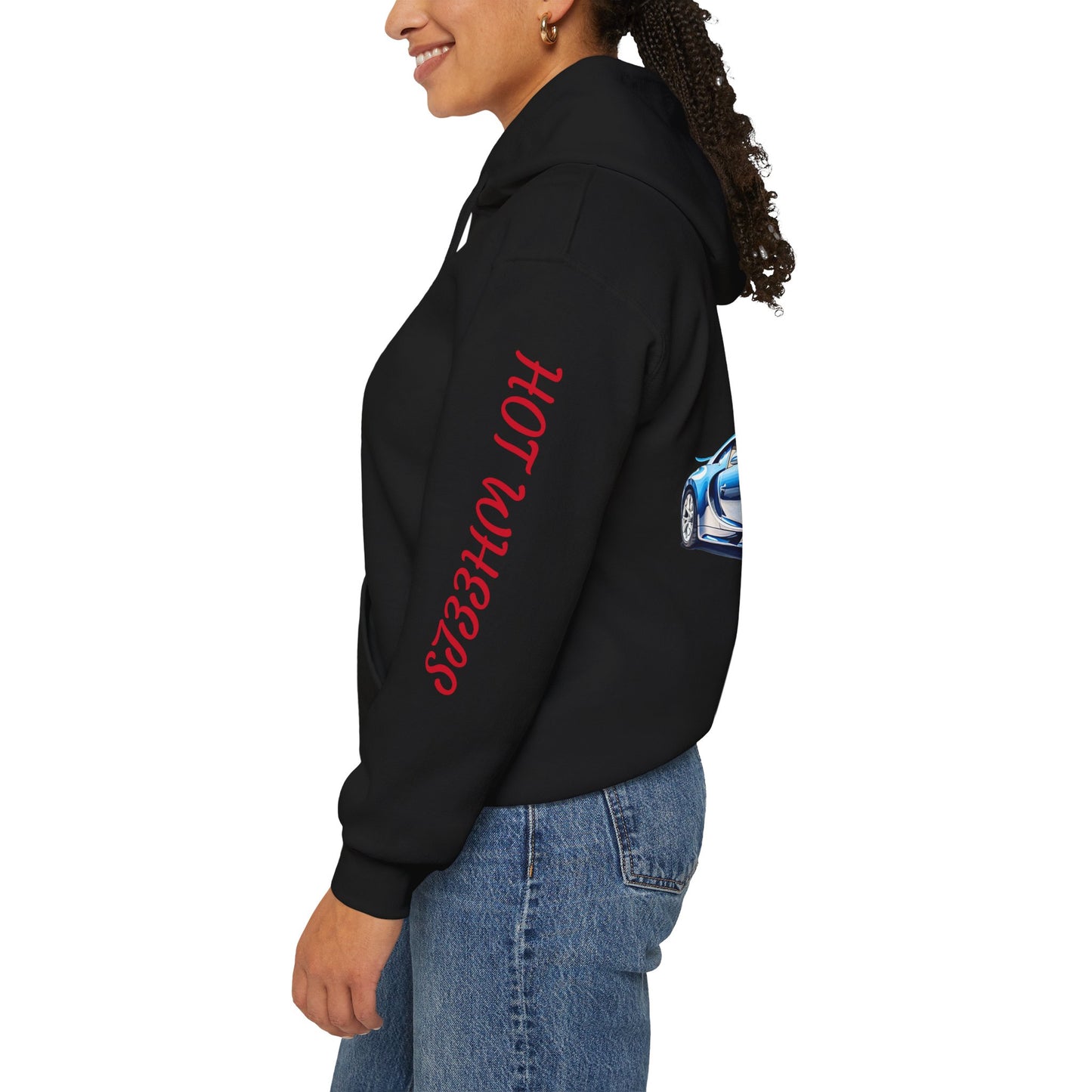 Princess Grace Hot Wheels Unisex Hoodie Cool Car Design Perfect for Automotive Enthusiasts