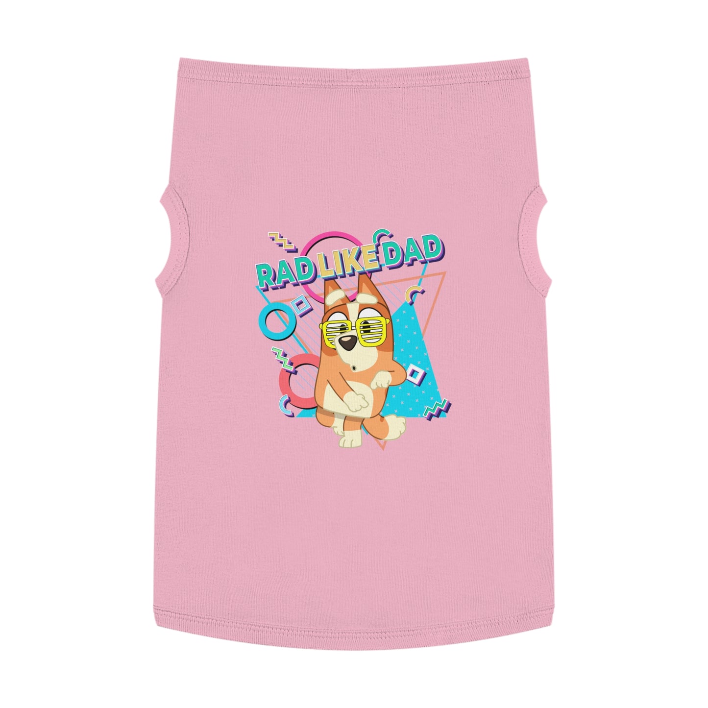 Princess Grace Rad Like Dad Pet Tank Top Cool Dog Apparel for Pet Lovers