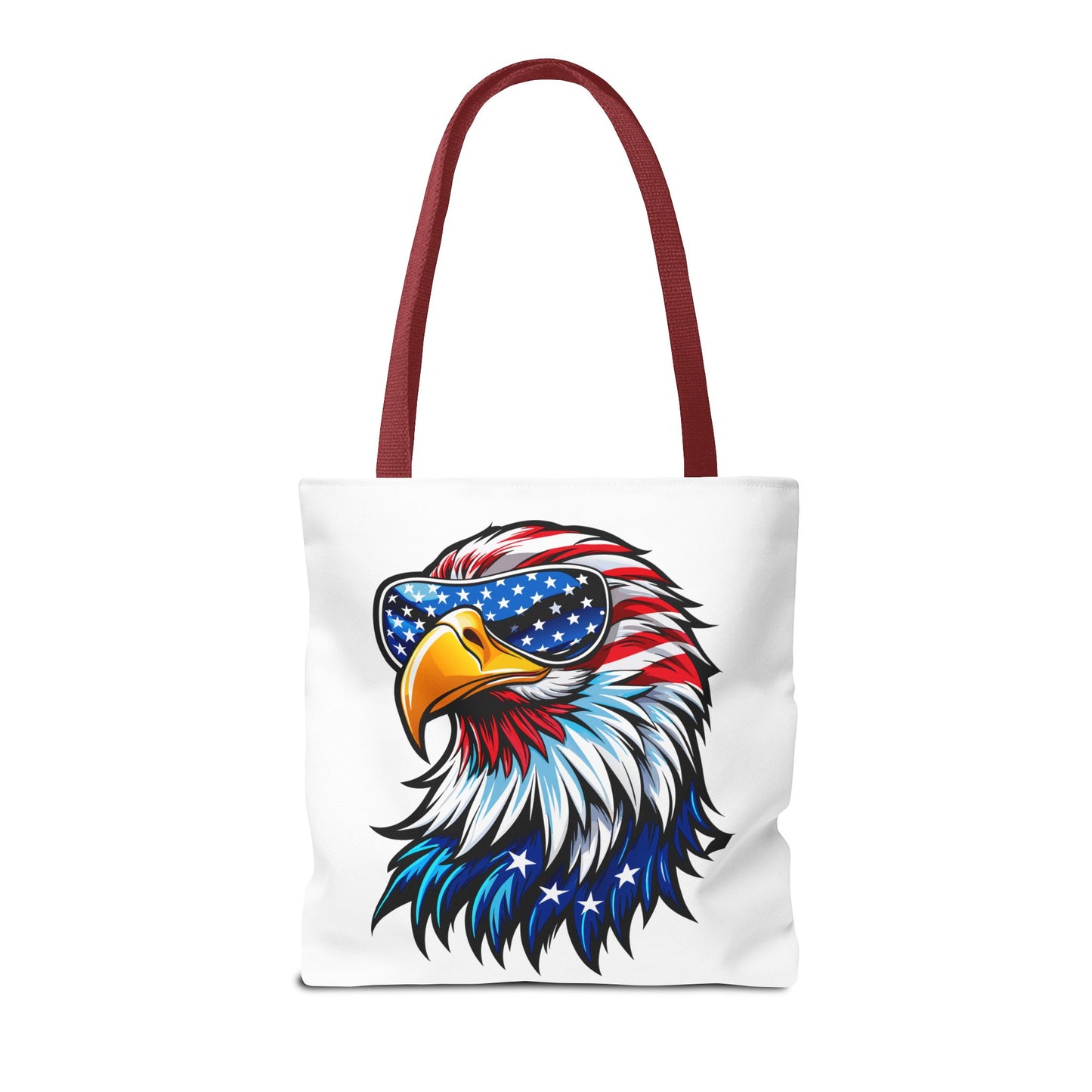 Princess Grace Patriotic Eagle Tote Bag Cool American Eagle Design for Fourth of July & Everyday Use