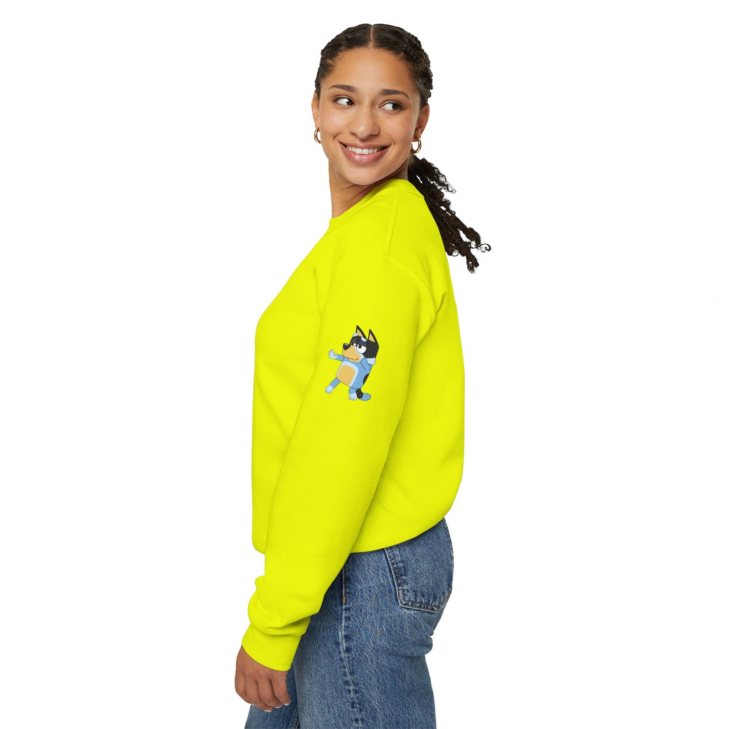 Princess Grace Bluey Friends Inspired Unisex Heavy Blend Crewneck Sweatshirt Cozy Cartoon Vibes