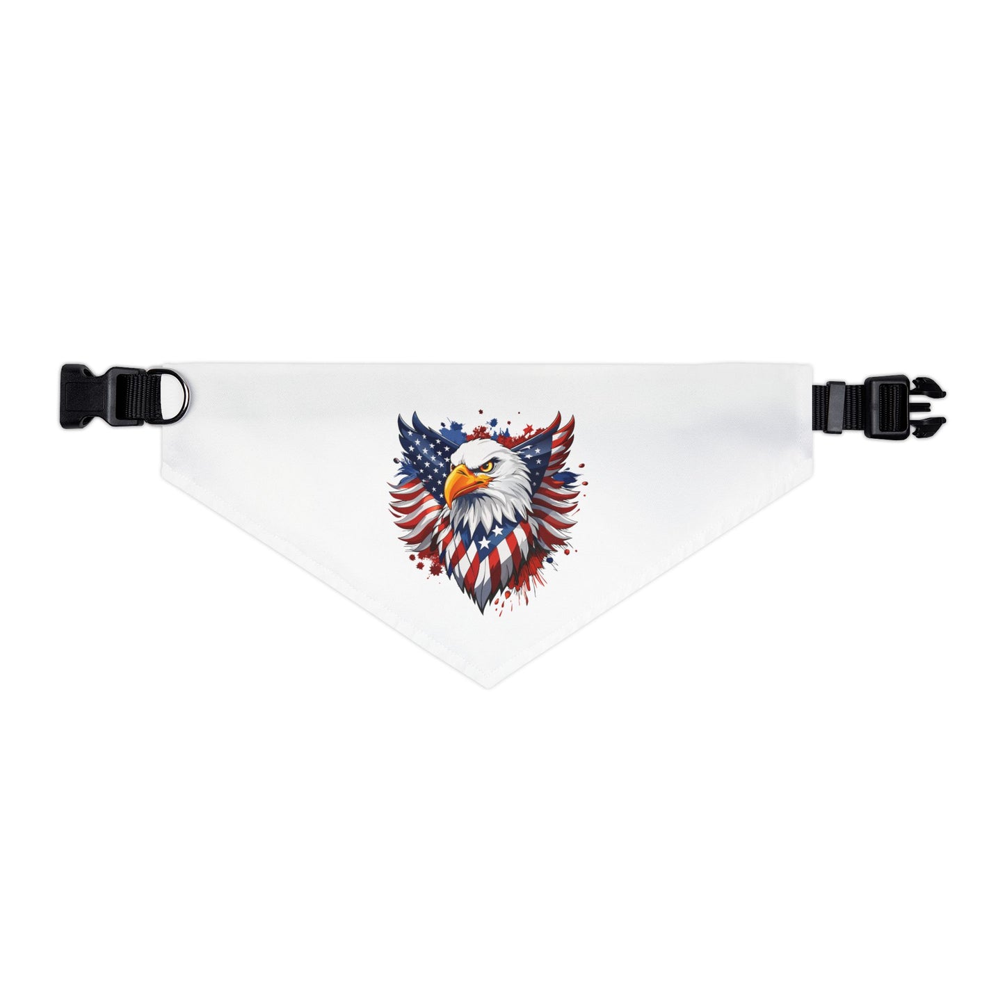 Princess Grace Patriotic Eagle Pet Bandana Collar Independence Day Dog Accessory