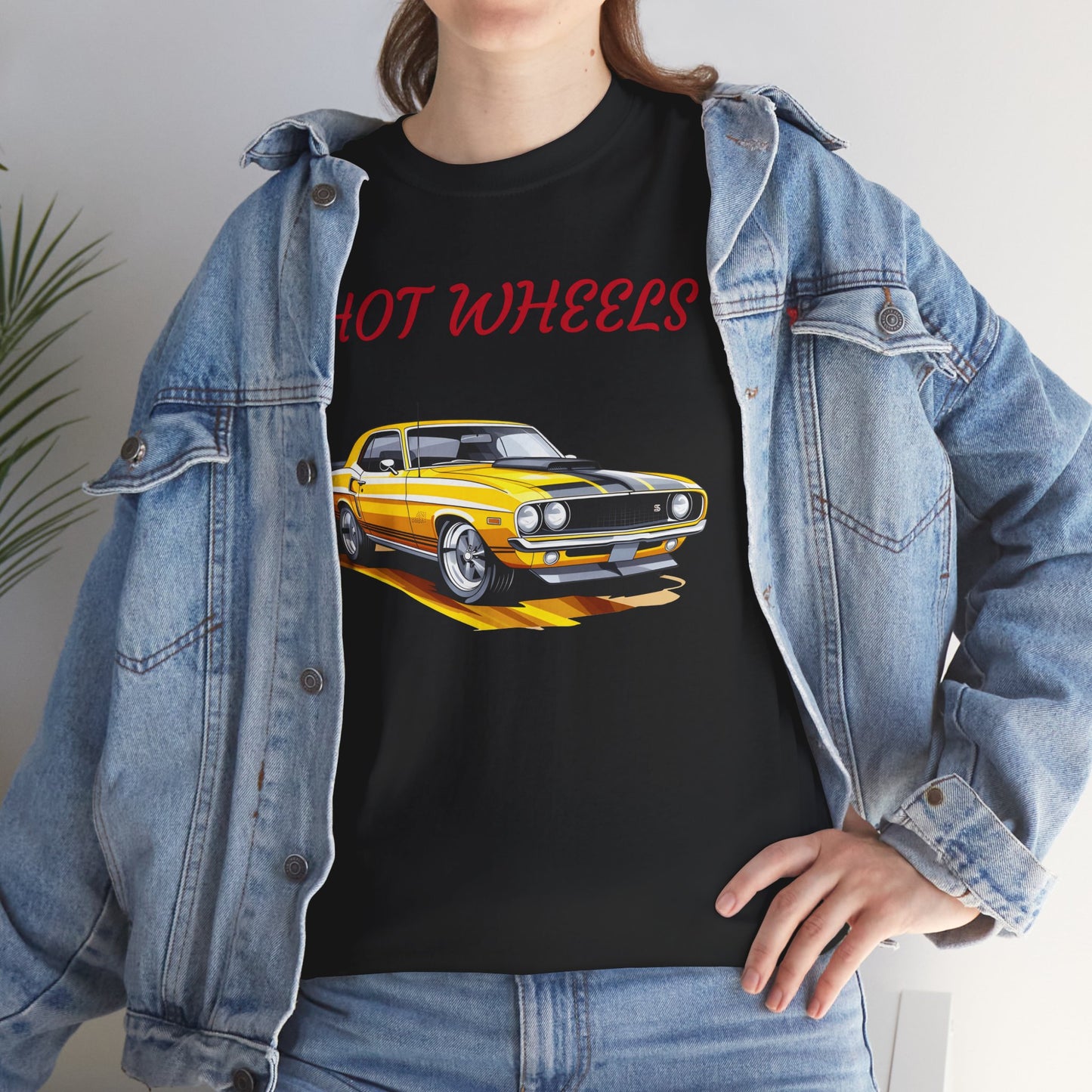 Princess Grace Vintage Hot Wheels Unisex Heavy Cotton Tee Classic Car Design