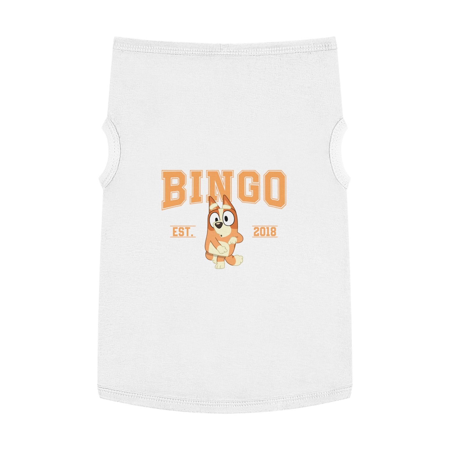 Princess Grace BLUEY Cute Pet Tank Top Bingo Design for Dogs Perfect Summer Outfit