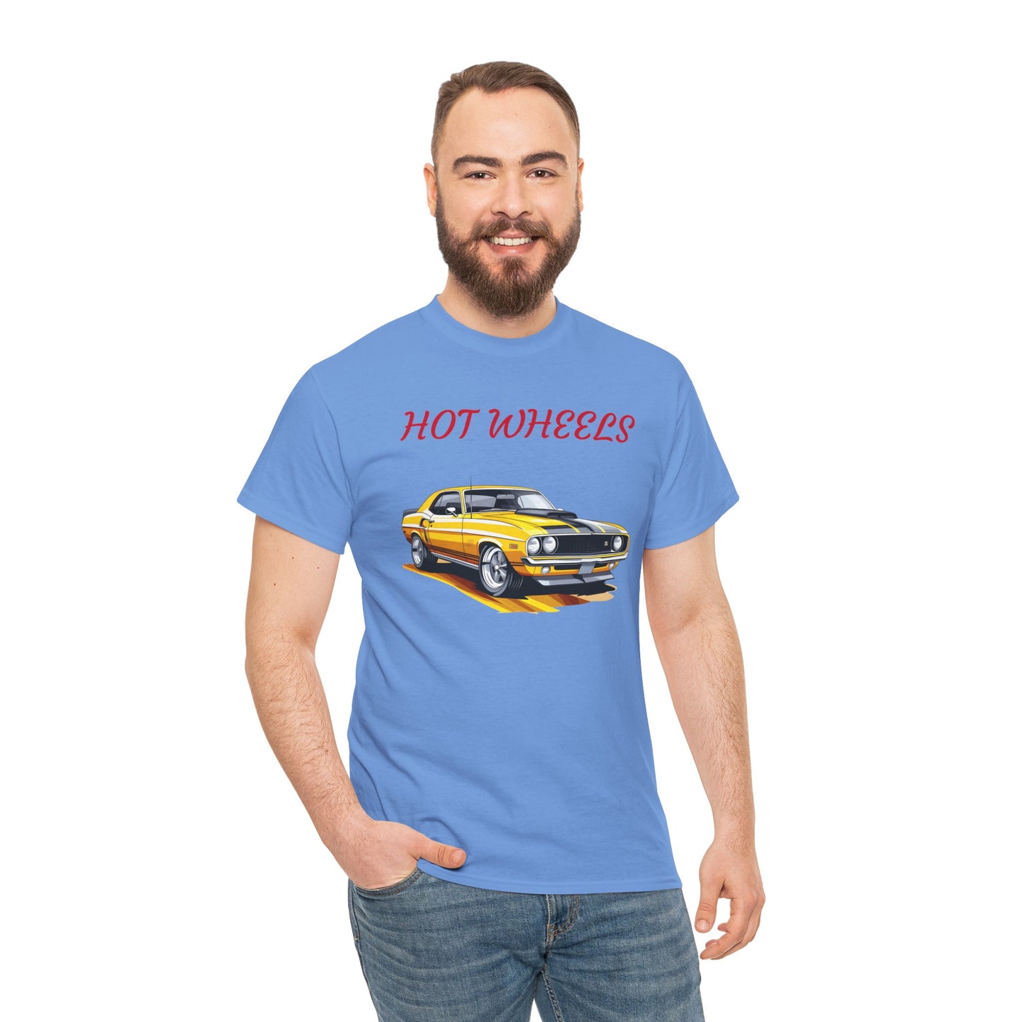 Princess Grace Vintage Hot Wheels Unisex Heavy Cotton Tee Classic Car Design