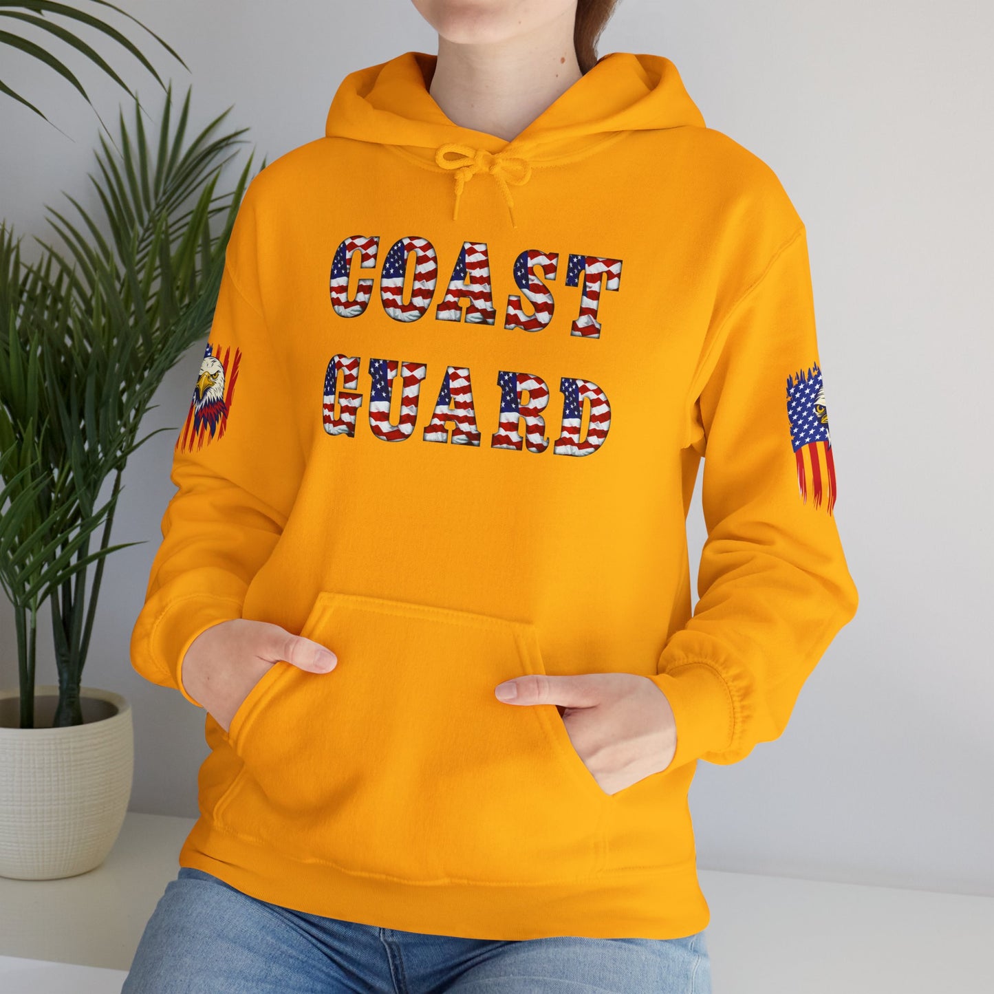 Princess Grace Patriotic Coast Guard Sweatshirt Unisex Heavy Blend Hoodie