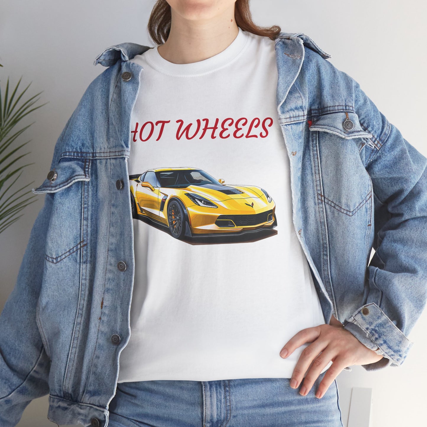 Princess Grace Hot Wheels Unisex Heavy Cotton Tee Sports Car Graphic T-Shirt