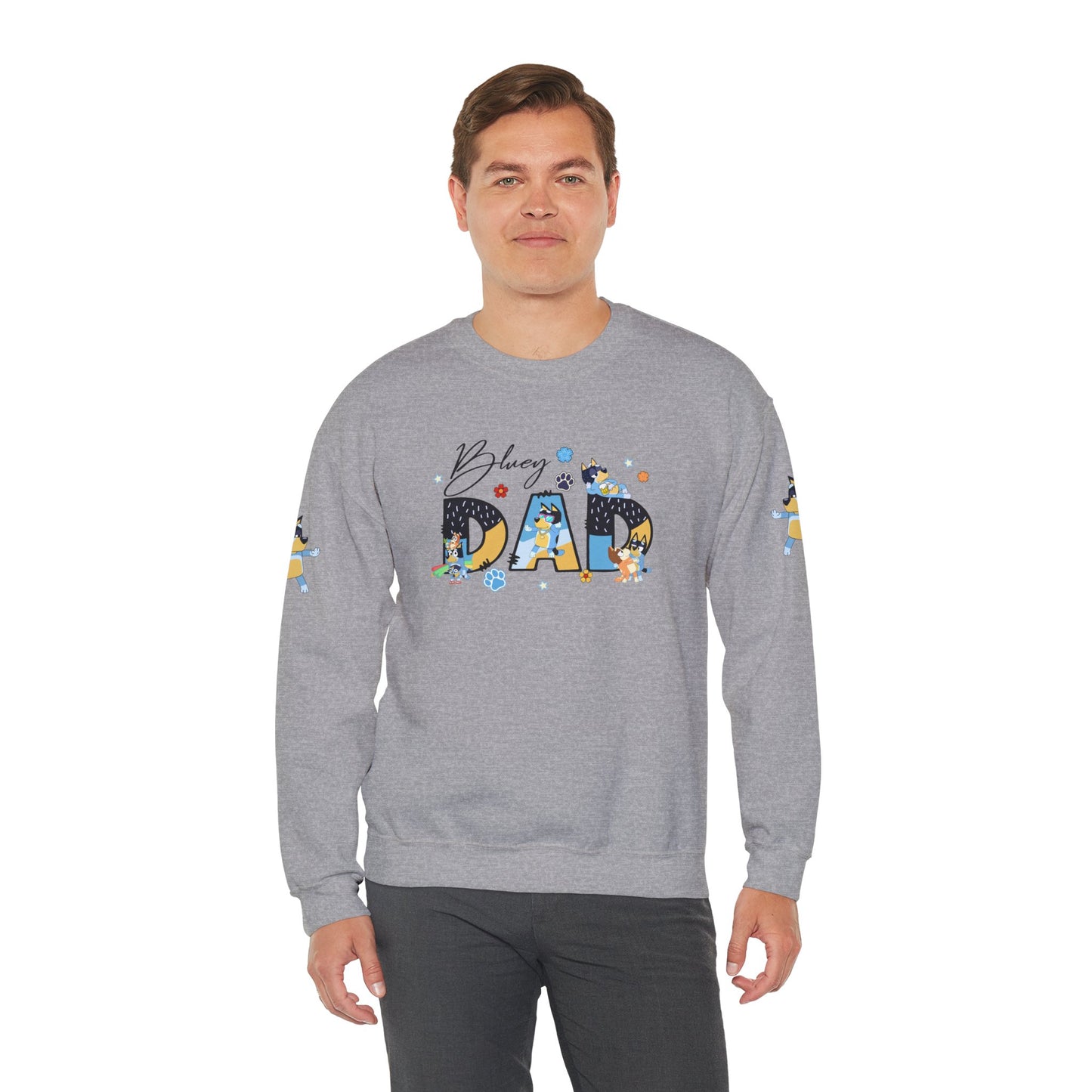 Princess Grace Bluey Funny Bluey Dad Crewneck Sweatshirt for Dads