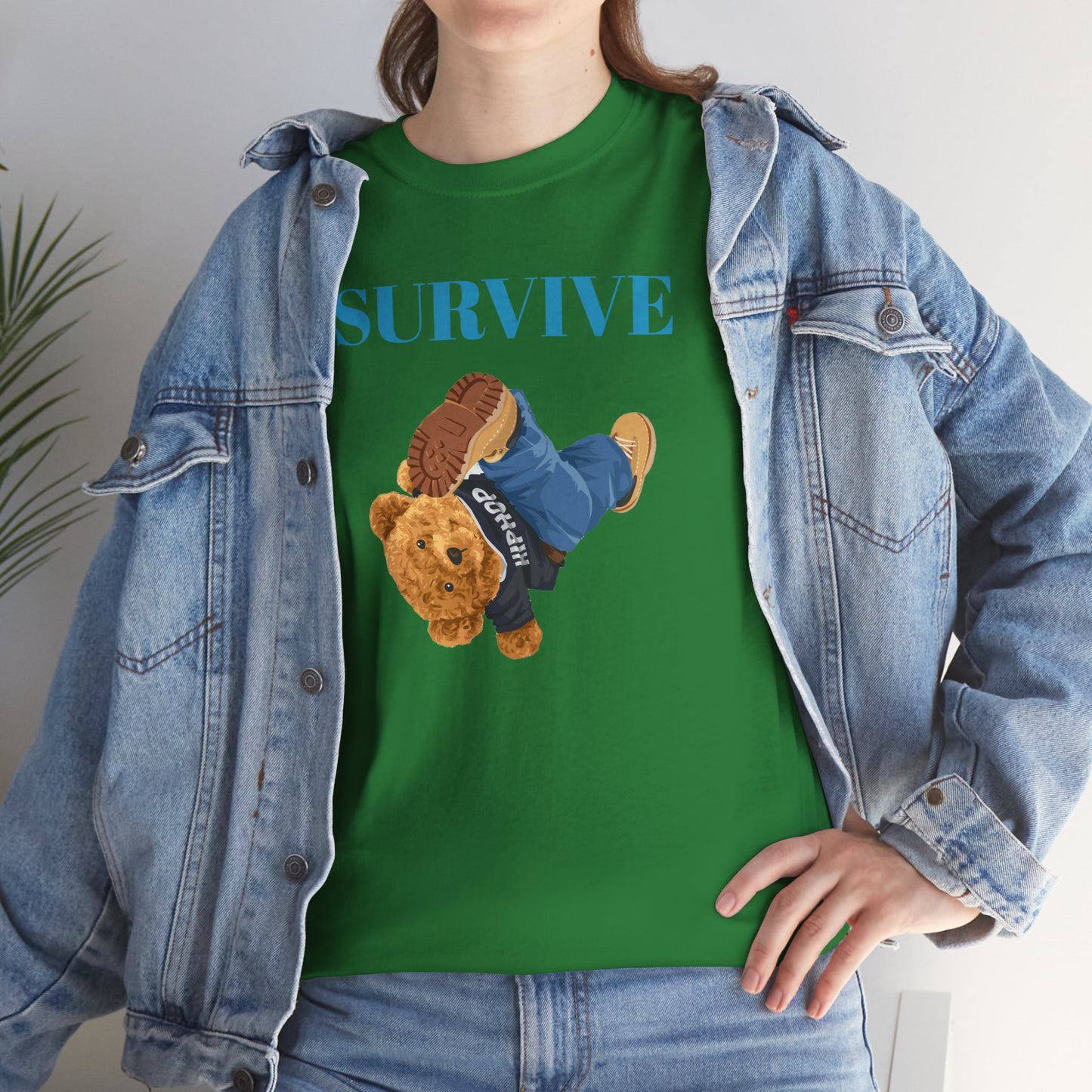 Princess Grace Survive Graphic Unisex Heavy Cotton Tee