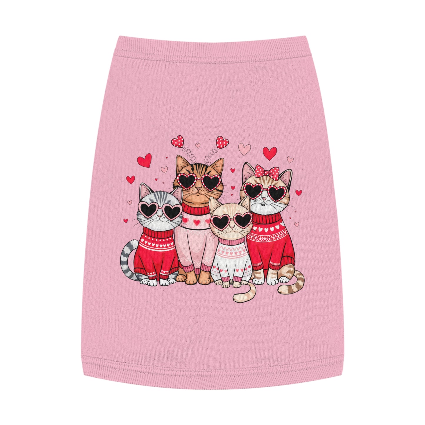 Princess Grace CUTE Adorable Cat Lovers Pet Tank Top Cute Heart Design for Stylish Pets