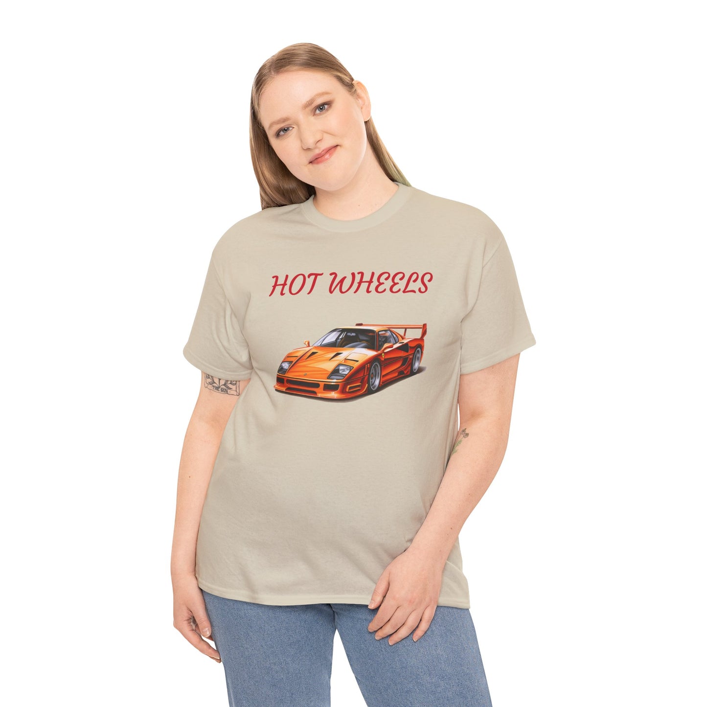 Princess Grace Hot Wheels Unisex Heavy Cotton Tee Perfect for Car Lovers and Racing Fans