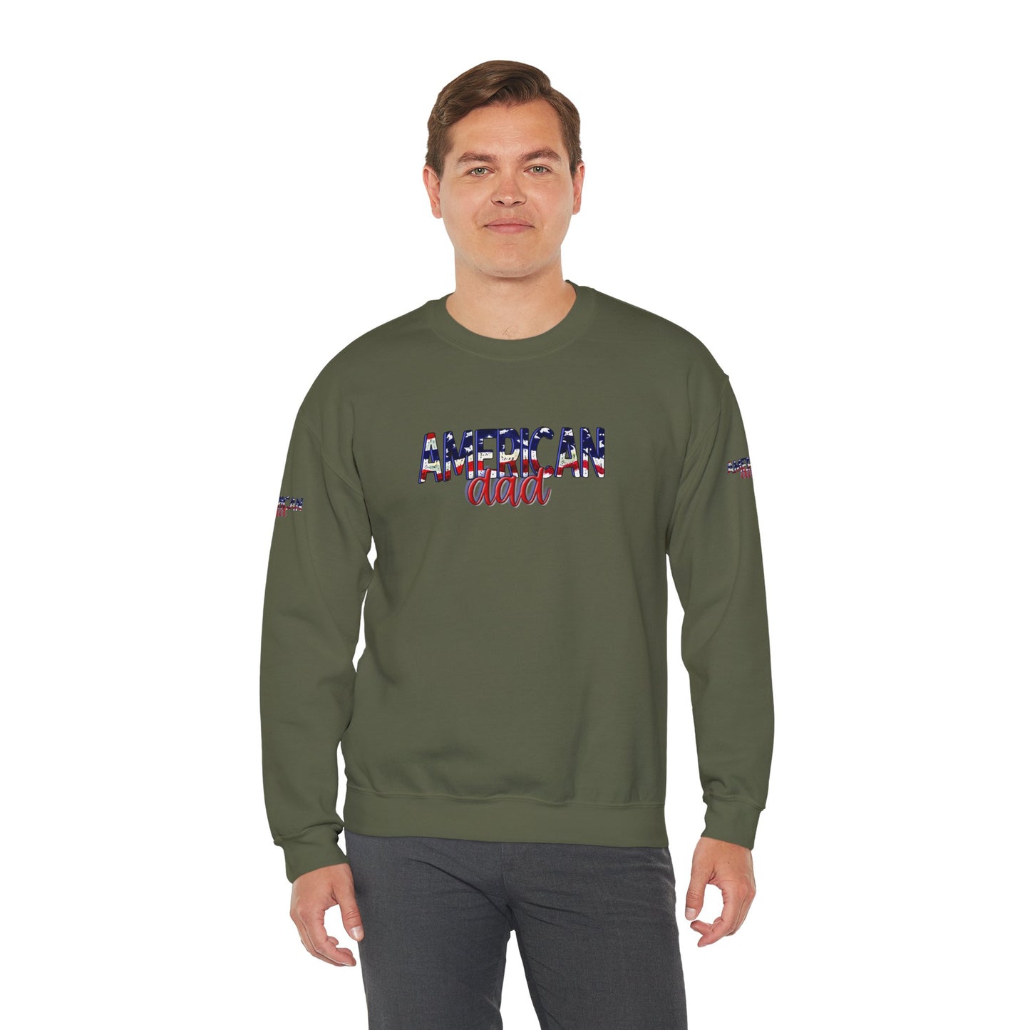 Princess Grace American Dad Unisex Crewneck Sweatshirt Patriotic Gift for Father's Day