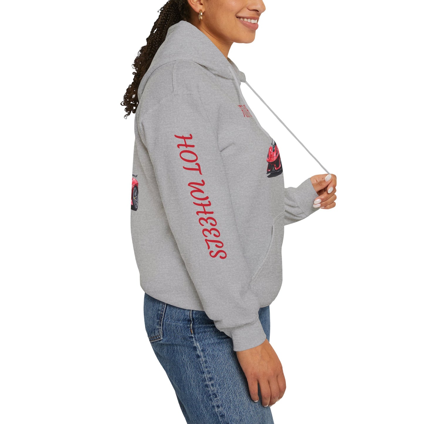 Princess Grace Hot Wheels Unisex Heavy Blend Hooded Sweatshirt Perfect for Car Enthusiasts and Collectors