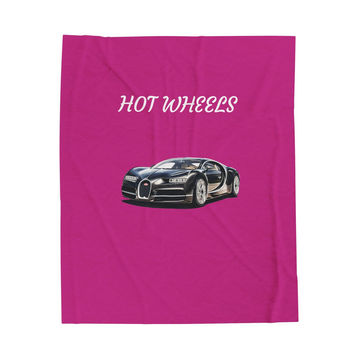 Princess Grace Hot Wheels Velveteen Plush Blanket Cozy & Fun for Car Enthusiasts
