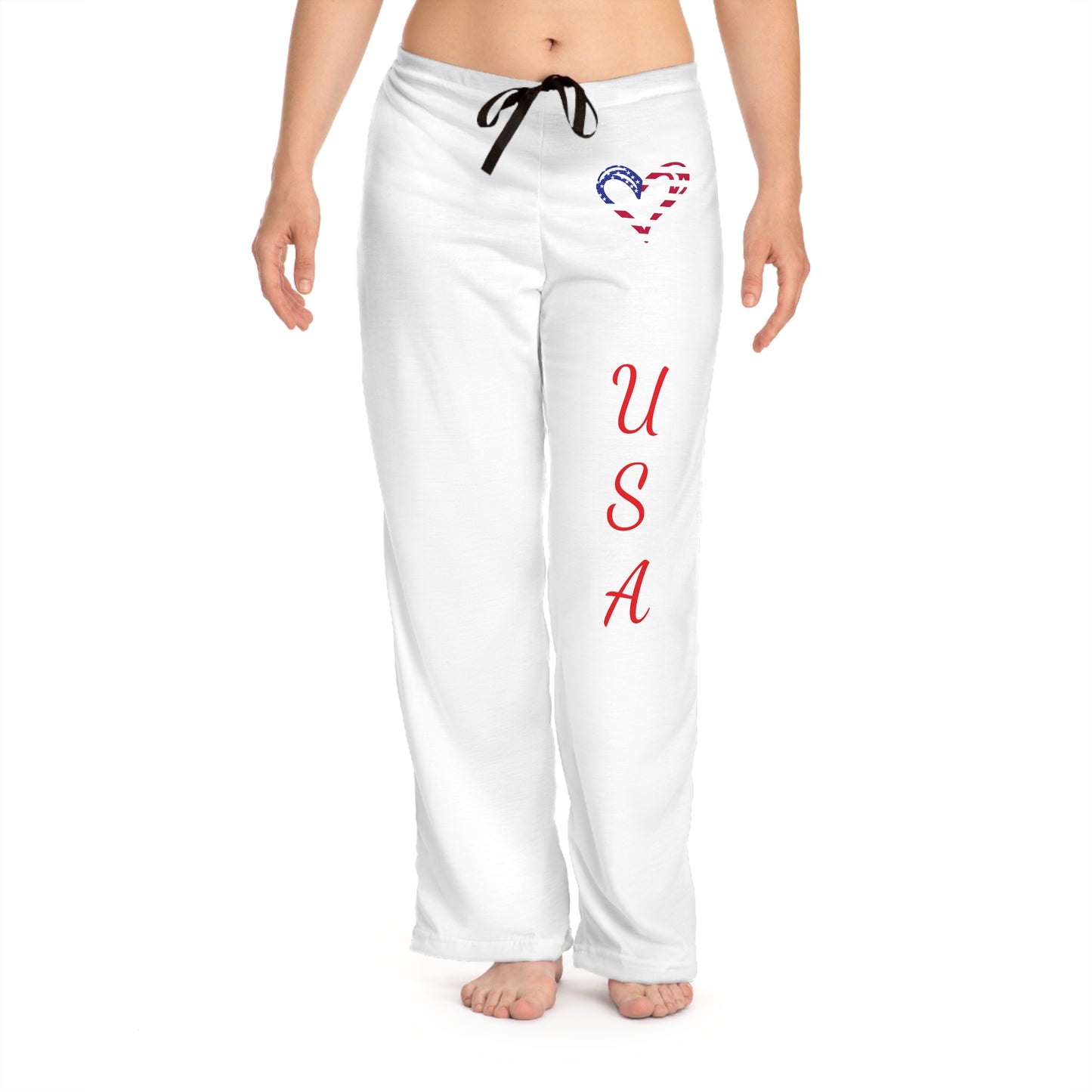 Princess Grace USA Heart Pajama Pants Cozy & Casual Sleepwear