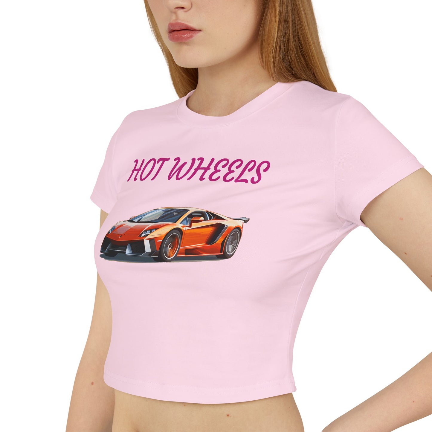 Princess Grace Hot Wheels Graphic Baby Tee for Car Enthusiasts