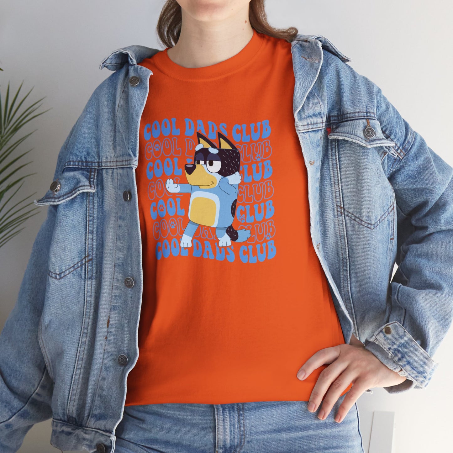 Princess Grace Bluey Cool Dads Club Unisex Heavy Cotton Tee