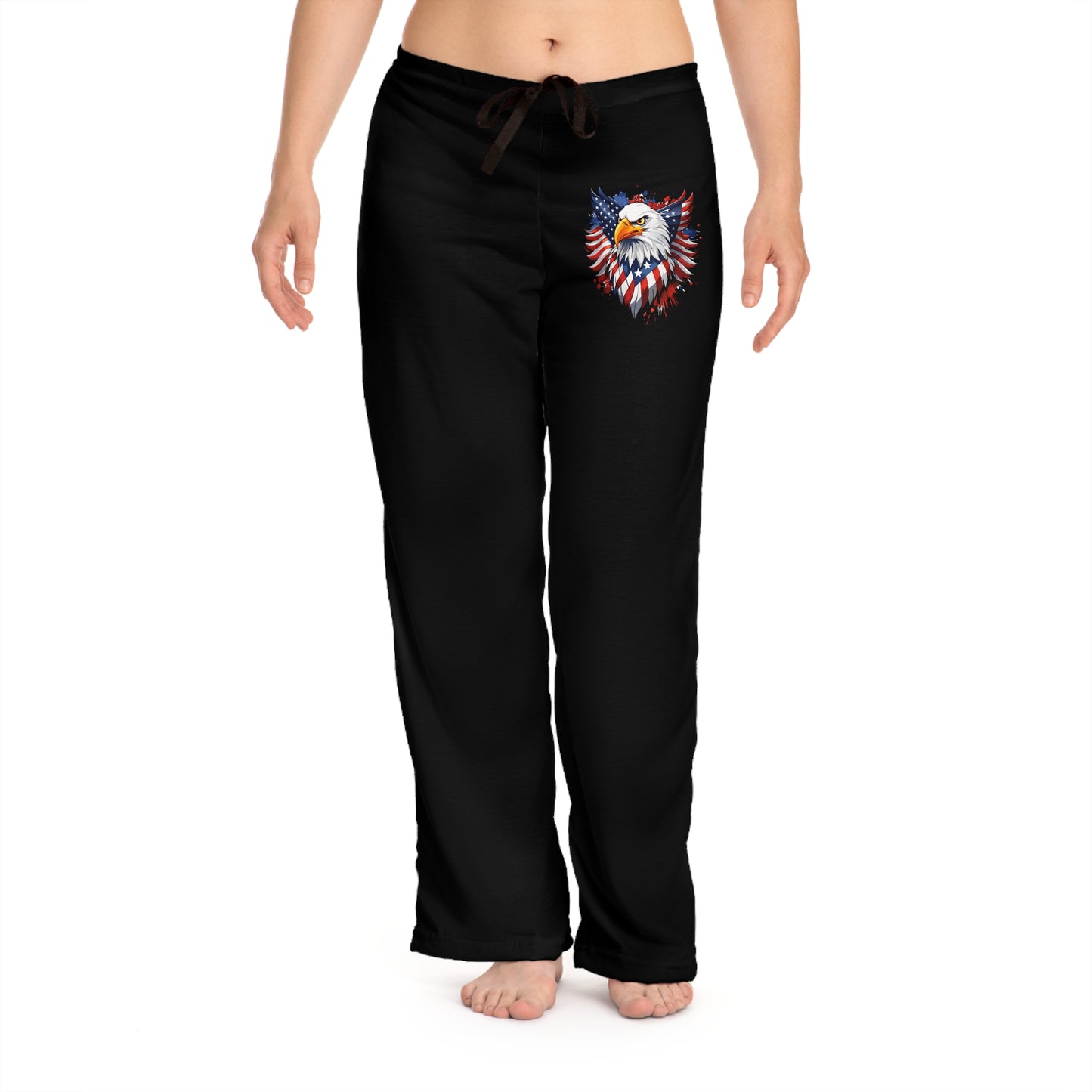Princess Grace Patriotic Pajama Pants with Eagle Design