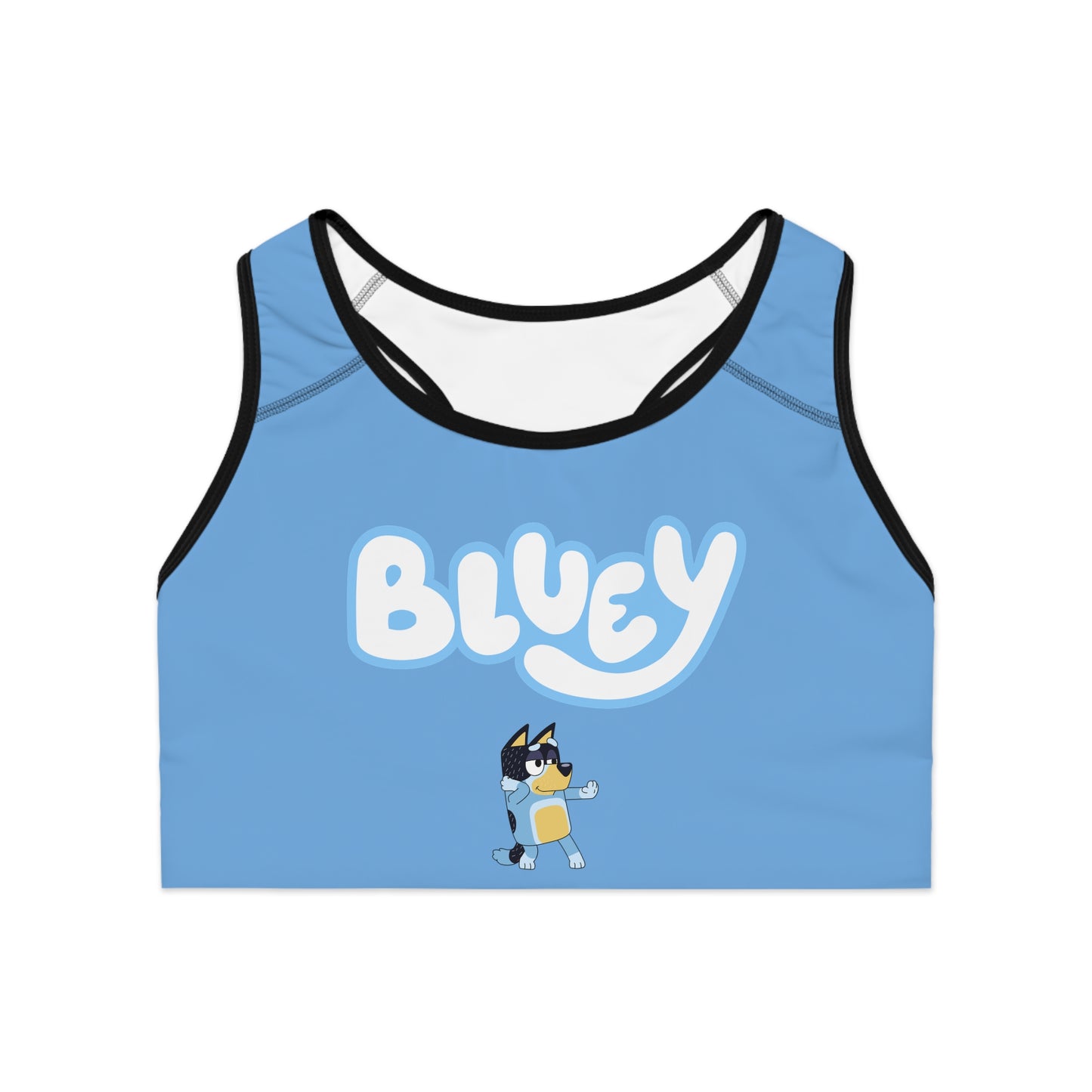 Princess Grace Bluey Sports Bra for Comfortable Activewear for Playtime