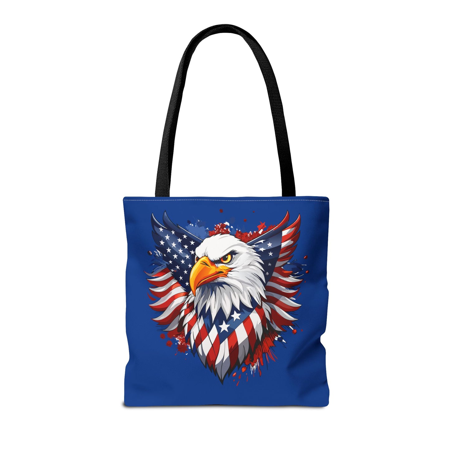 Princess Grace Patriotic Eagle Tote Bag USA Flag Design for Independence Day & Everyday Use