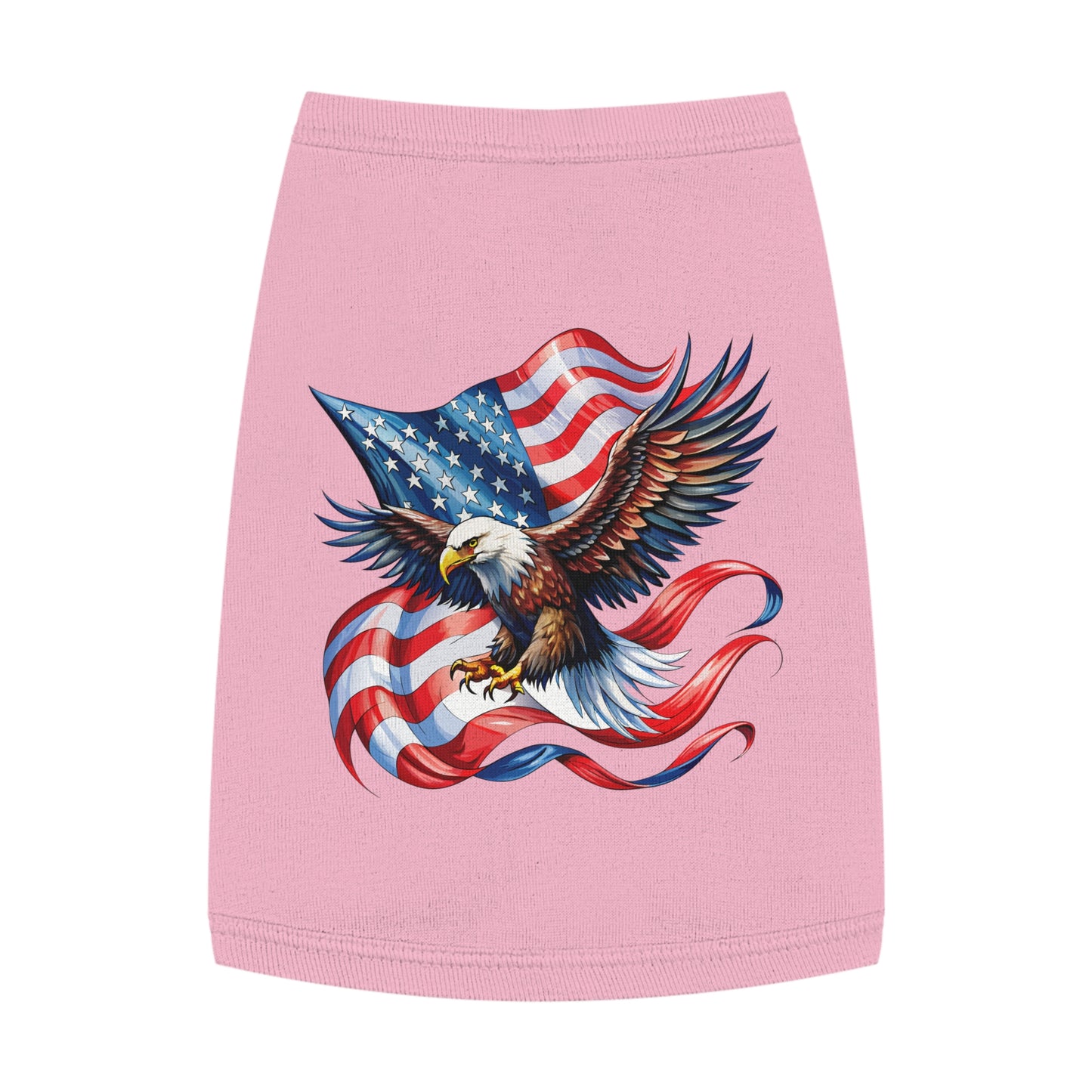 Princess Grace Patriotic Eagle Pet Tank Top for Celebrations