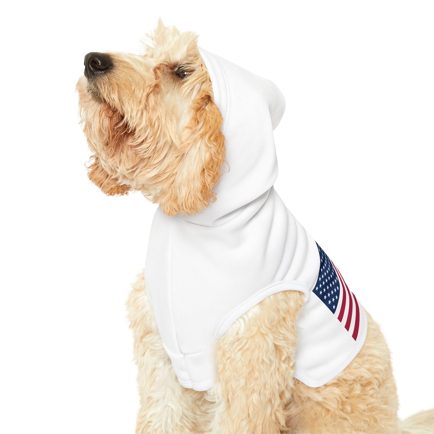 Princess Grace Patriotic Pet Hoodie Americana Style for Dogs