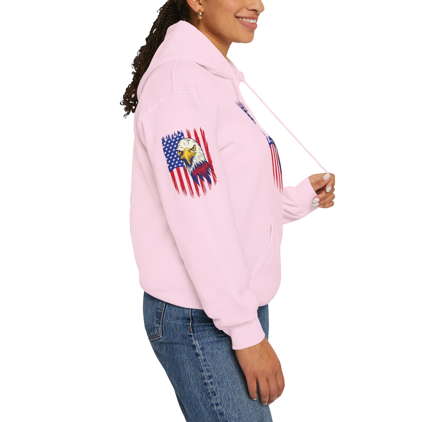 Princess Grace Patriotic Eagle Unisex Heavy Blend Hoodie