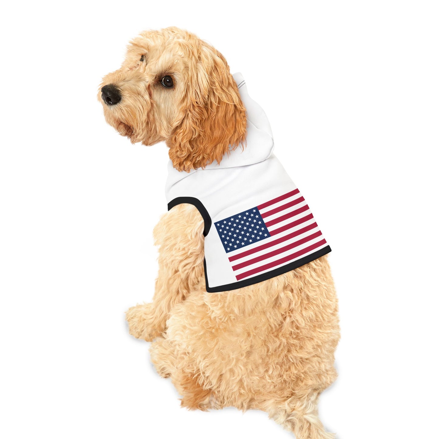 Princess Grace Patriotic Pet Hoodie Americana Style for Dogs