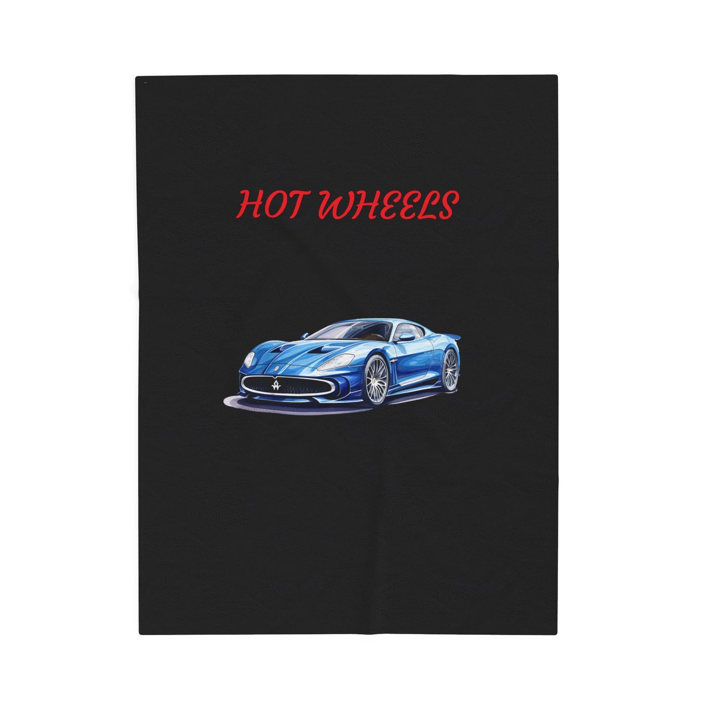 Princess Grace Hot Wheels Velveteen Plush Blanket Soft Throw for Car Enthusiasts