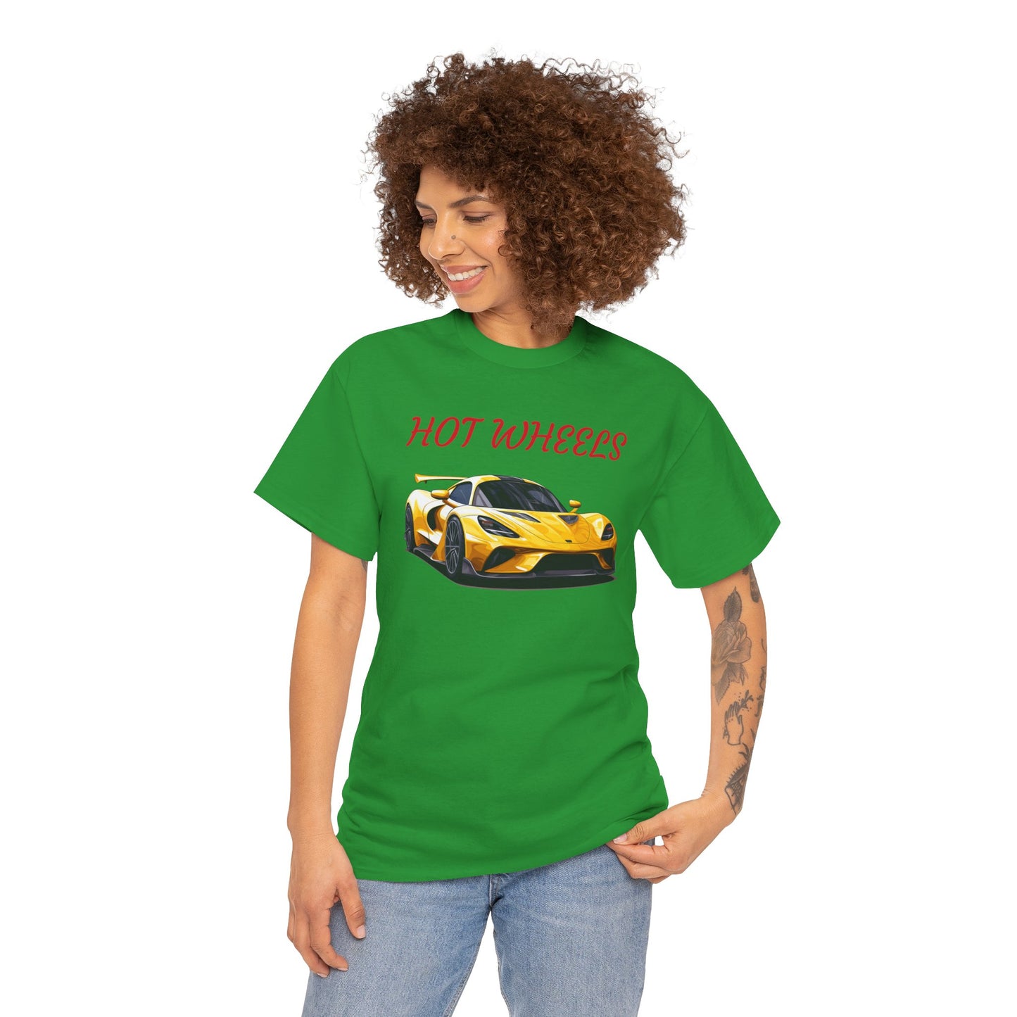 Princess Grace Hot Wheels Unisex Heavy Cotton Tee Perfect for Car Enthusiasts