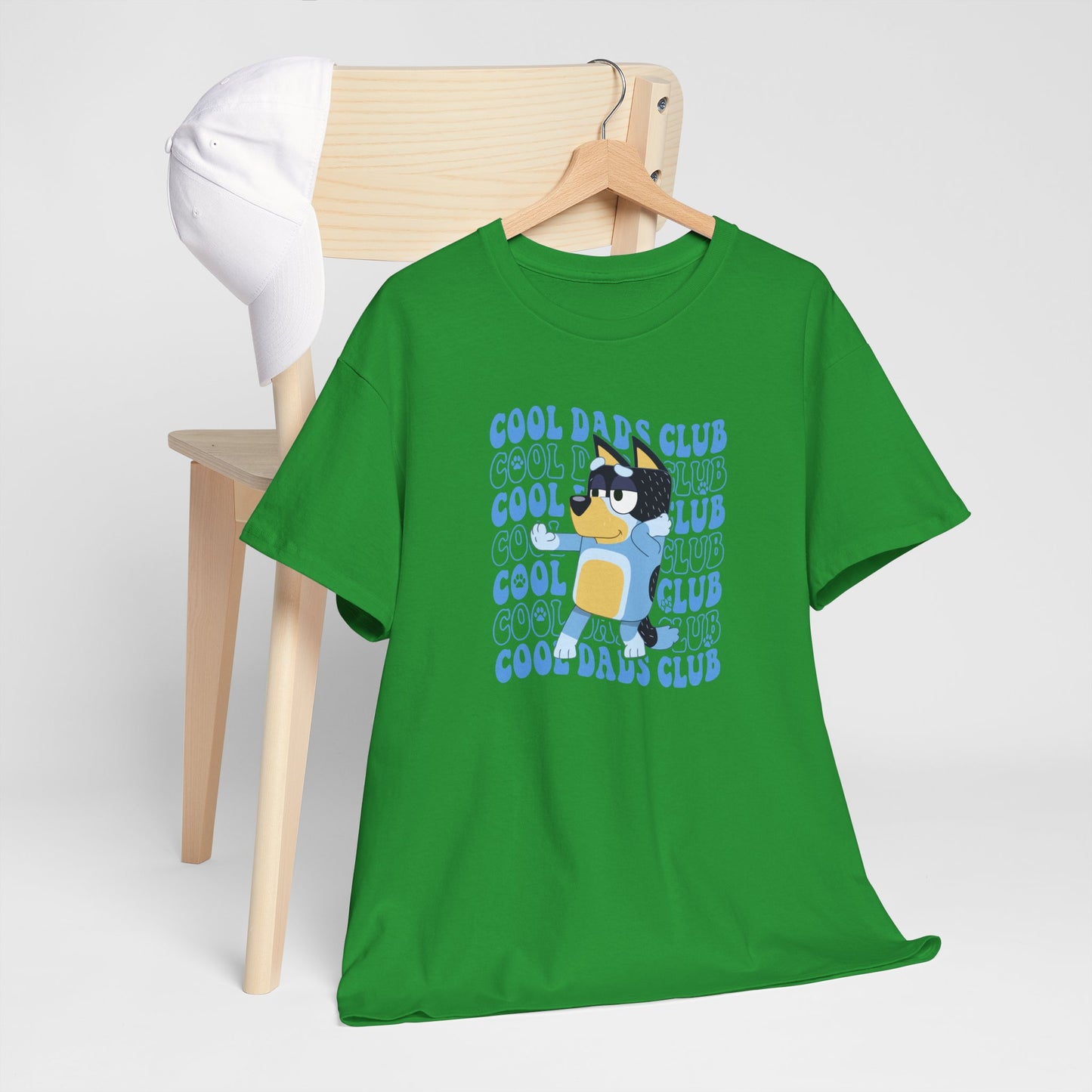 Princess Grace Bluey Cool Dads Club Unisex Heavy Cotton Tee