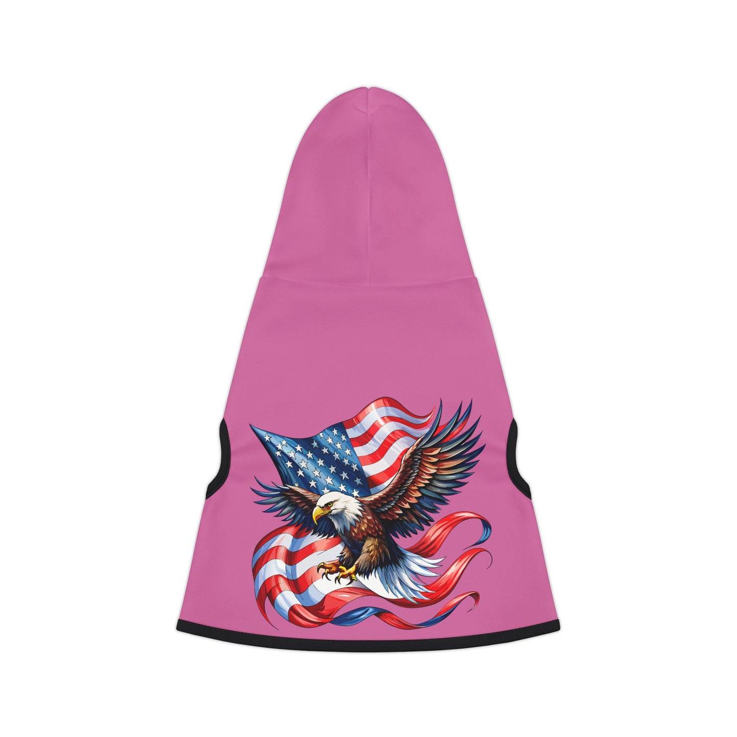 Princess Grace Patriotic Pet Hoodie with Eagle Design for Dogs and Cats