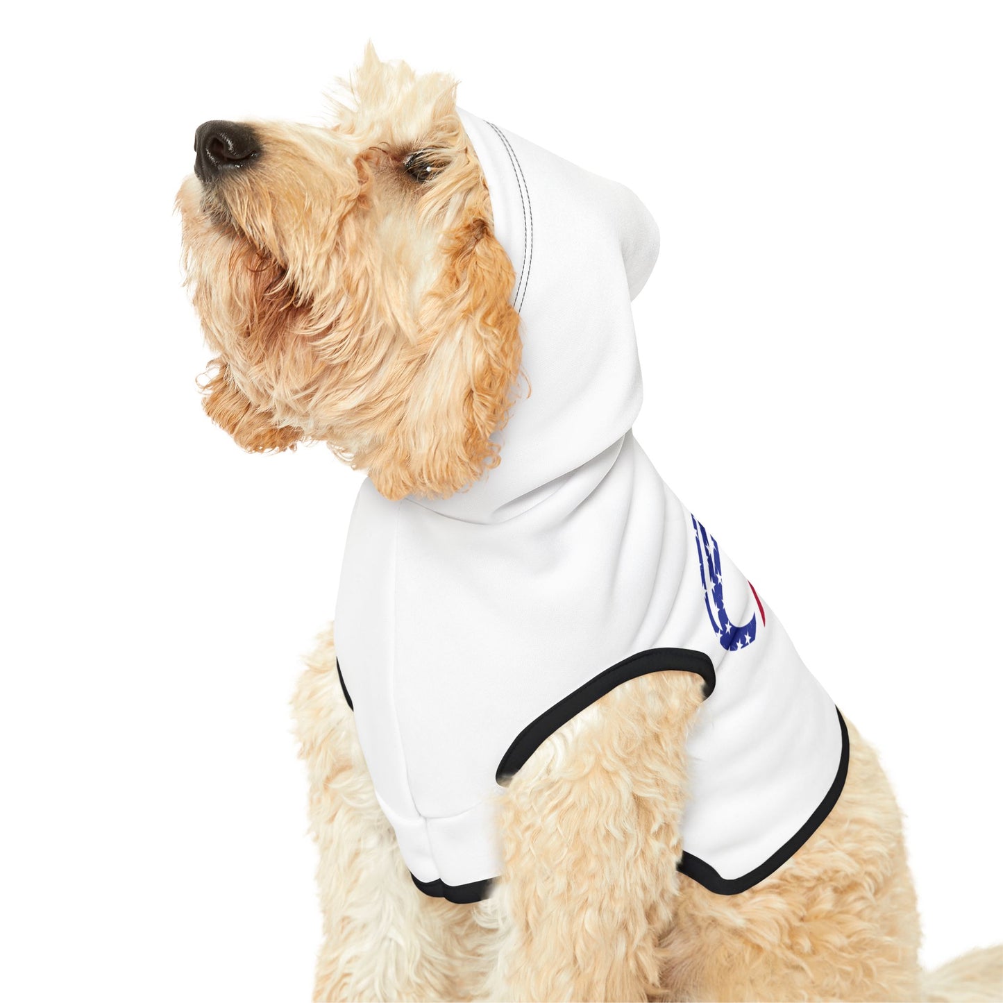 Princess Grace Patriotic Pet Hoodie Stylish Dog Apparel for Independence Day
