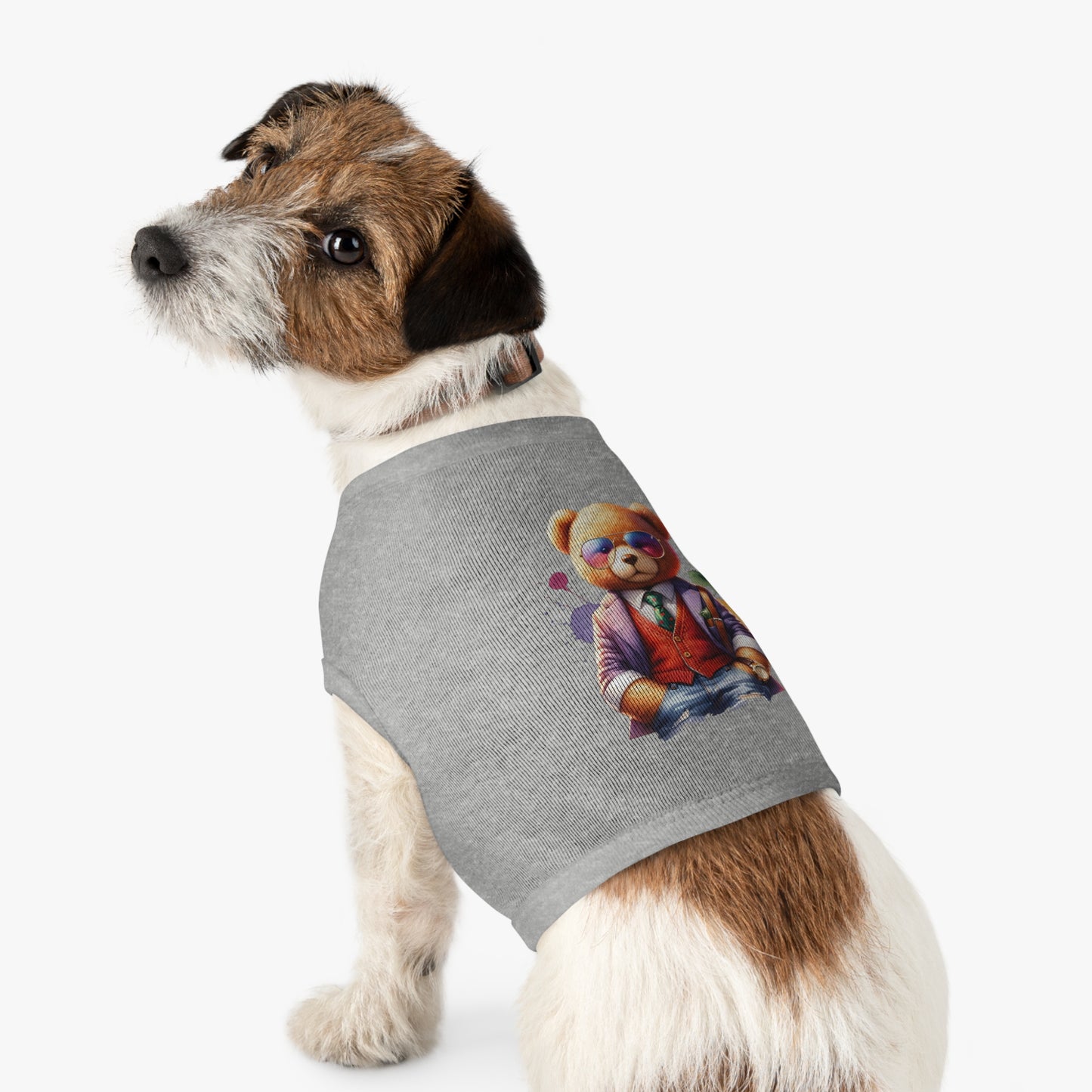 Princess Grace CUTE Stylish Pet Tank Top Trendy Bear Design for Small Dogs & Cats