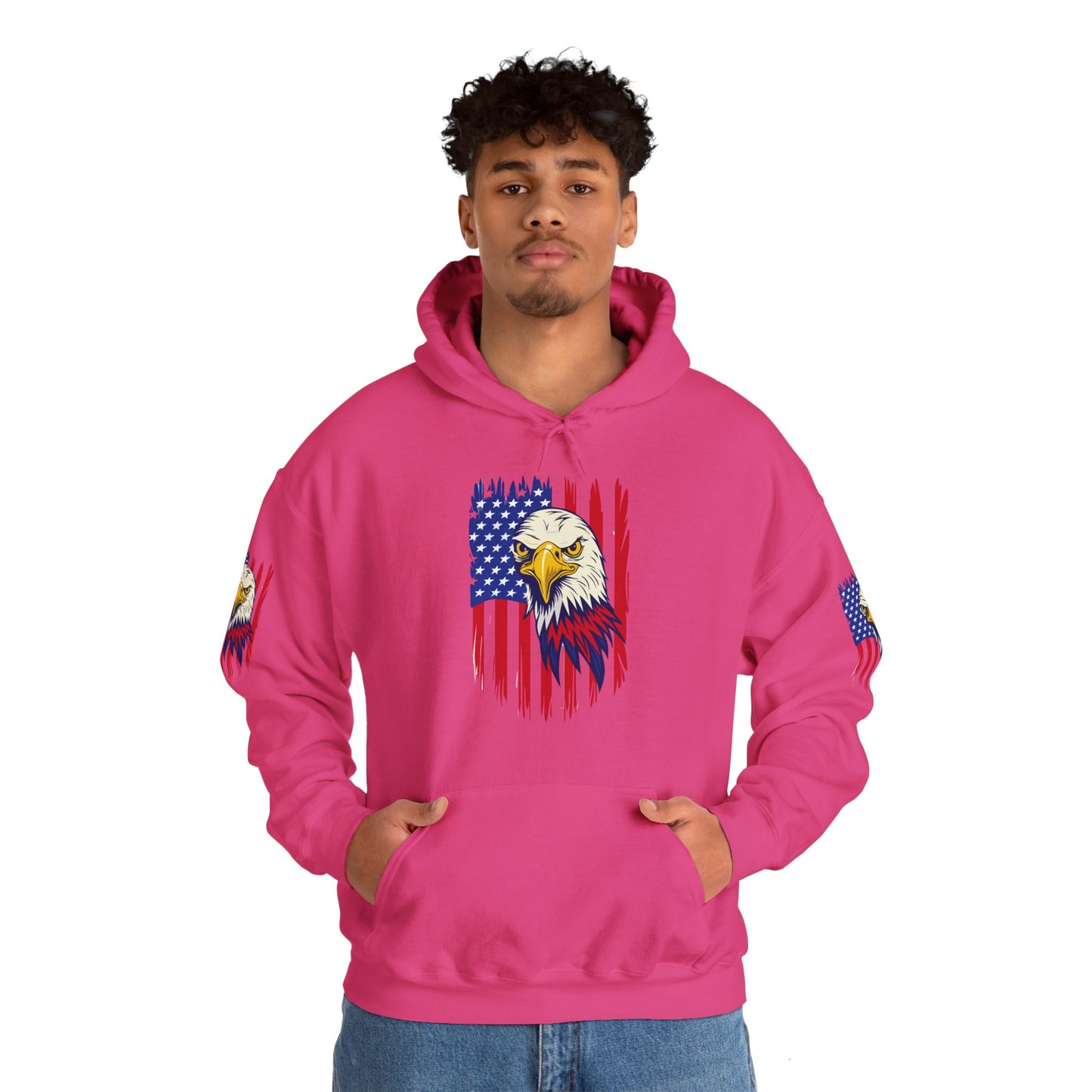 Princess Grace Patriotic Eagle Unisex Heavy Blend Hoodie