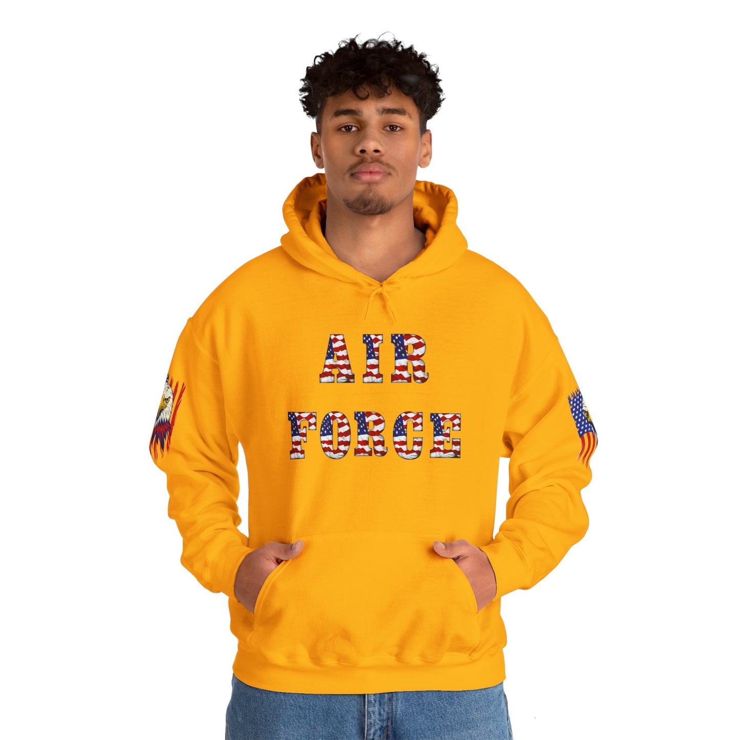 Princess Grace Unisex Air Force Hoodie with Eagle Design