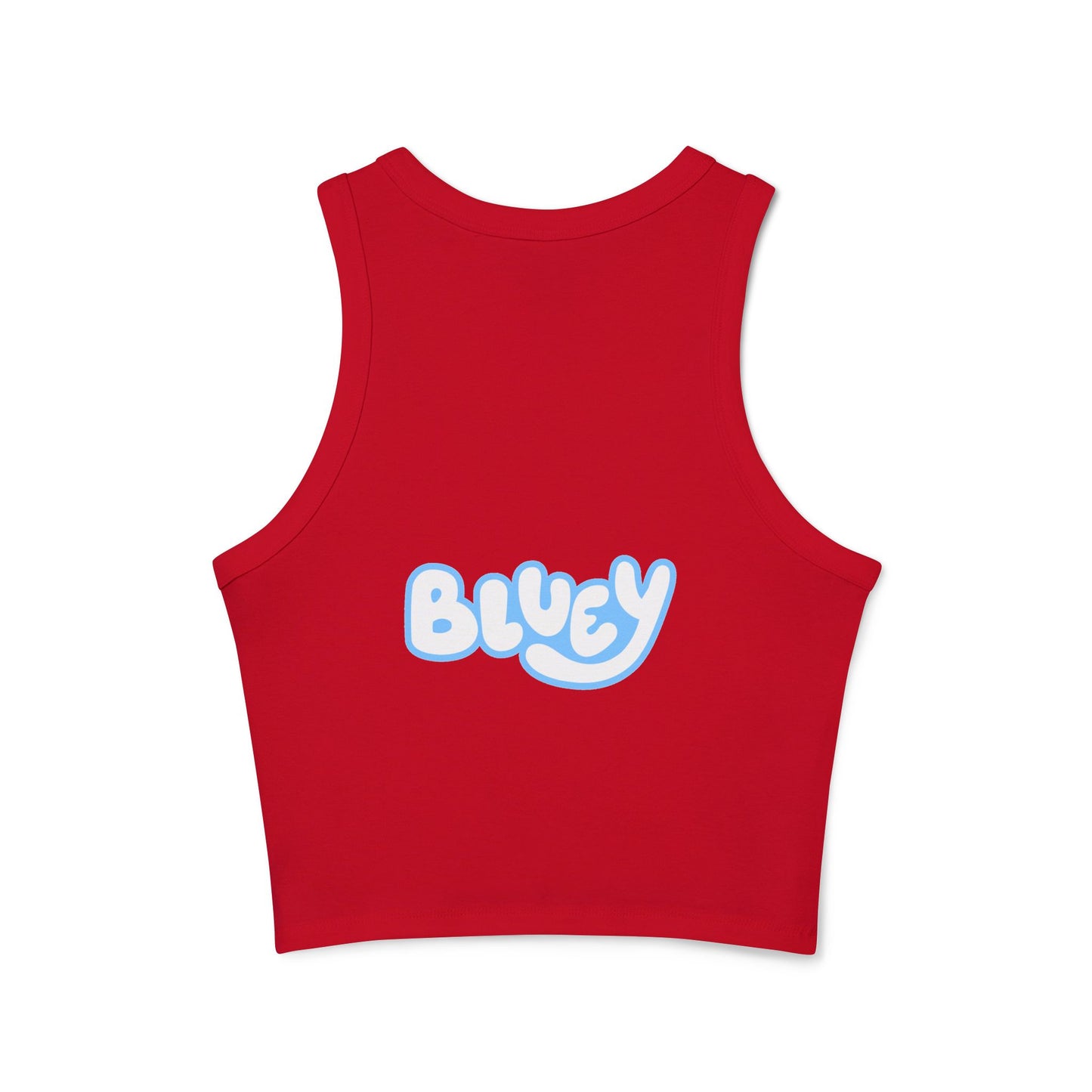 Princess Grace Bluey Women's Micro Rib Racer Tank Top Fun and Stylish for Casual Days