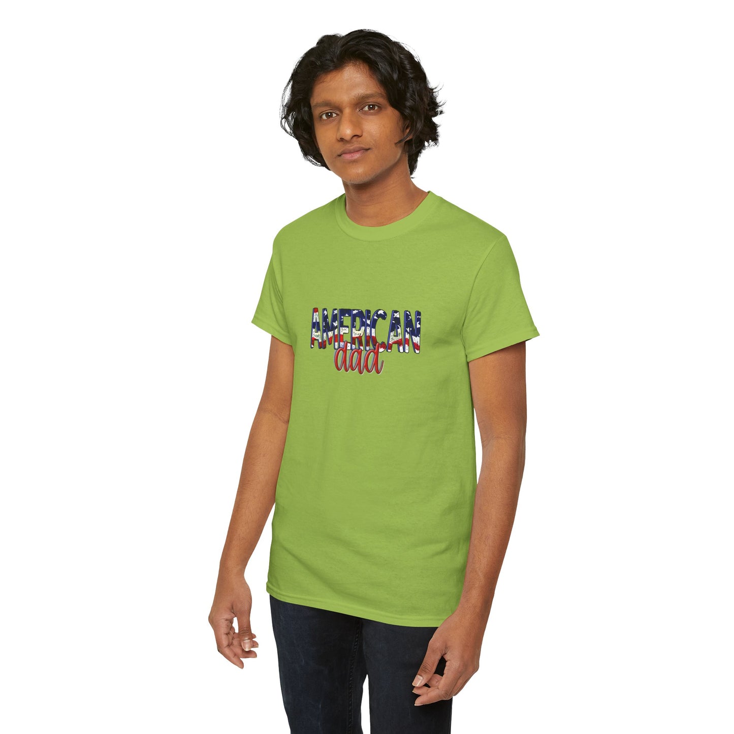 Princess Grace Patriotic American Dad Tee Unisex Heavy Cotton T-Shirt