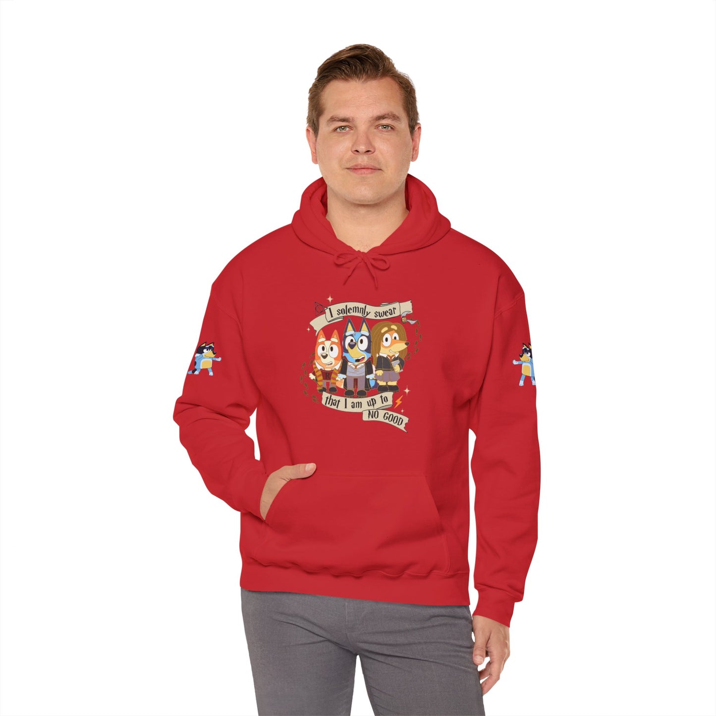 Princess Grace Bluey I Sincerely Sweet! Unisex Heavy Blend Hooded Sweatshirt for Fun Loving Fans