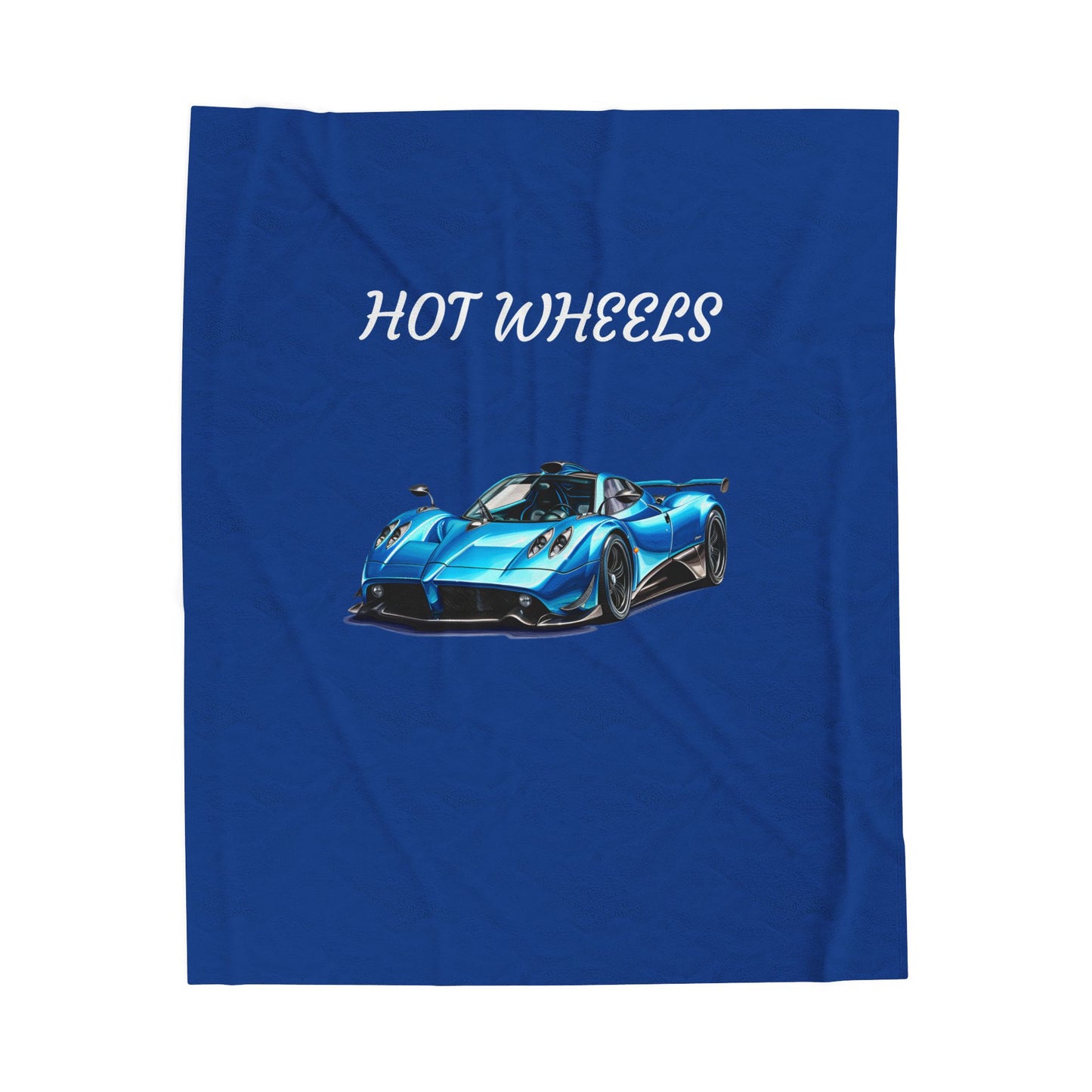 Princess Grace Hot Wheels Velveteen Plush Blanket Cozy Car Themed Throw for Kids & Car Enthusiasts