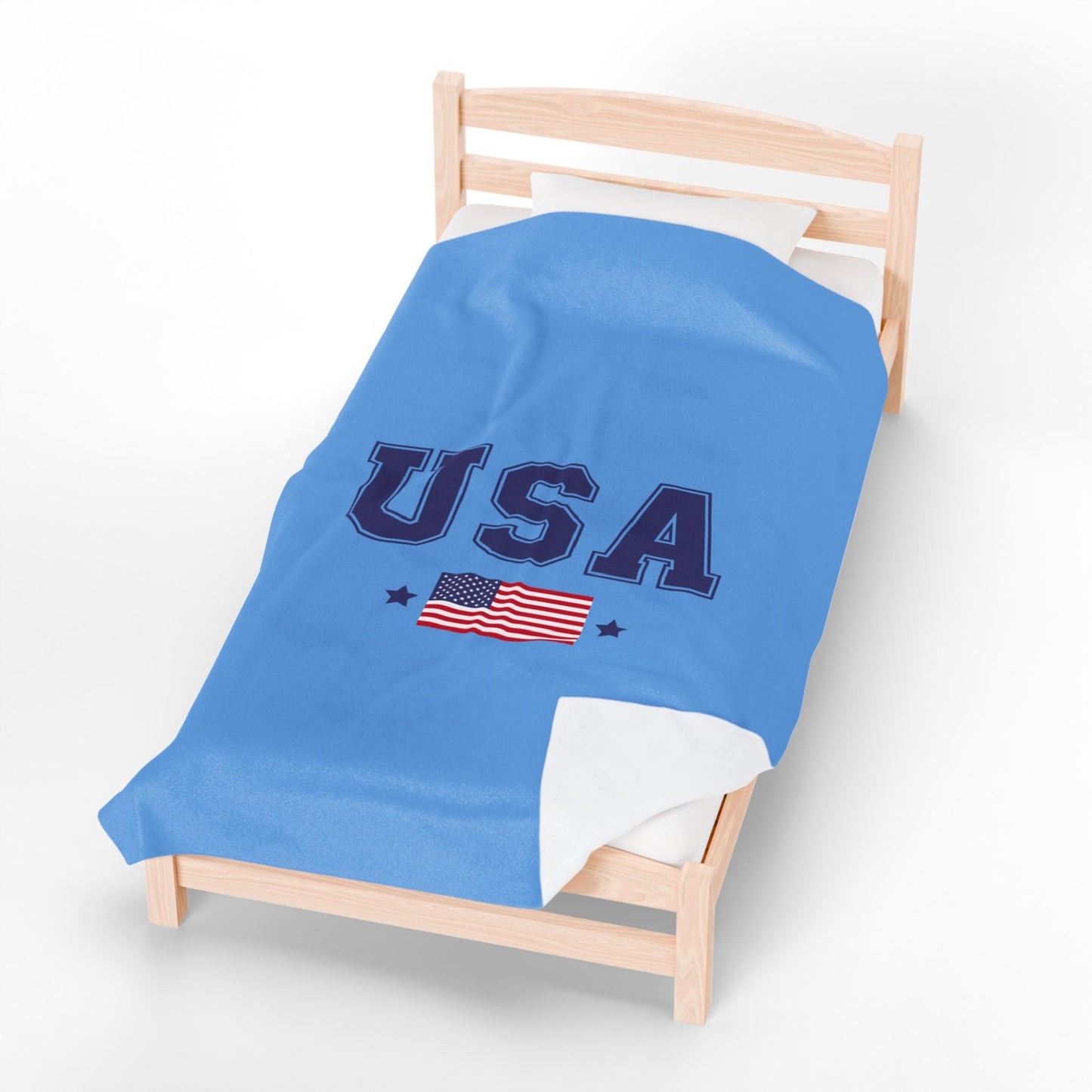 Princess Grace TEAM USA Velveteen Plush Blanket
