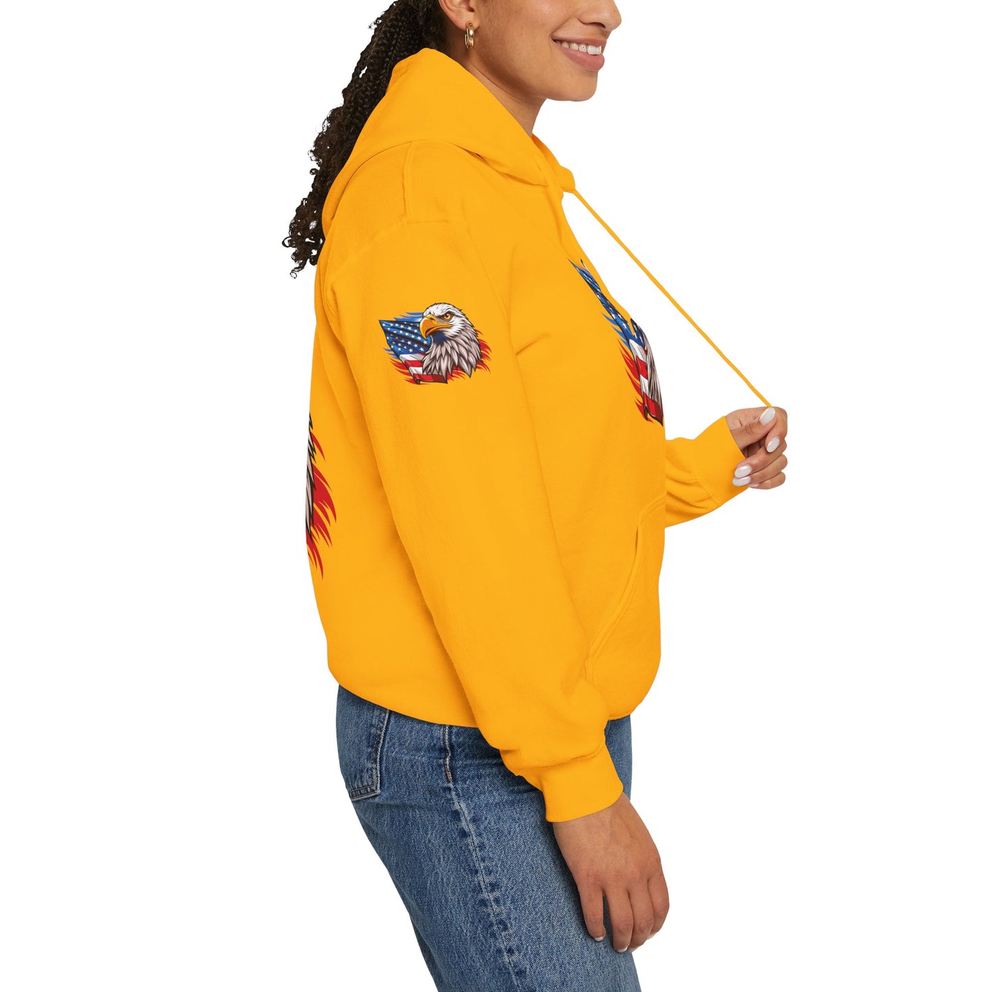 Princess Grace Patriotic Eagle Unisex Heavy Blend Hoodie