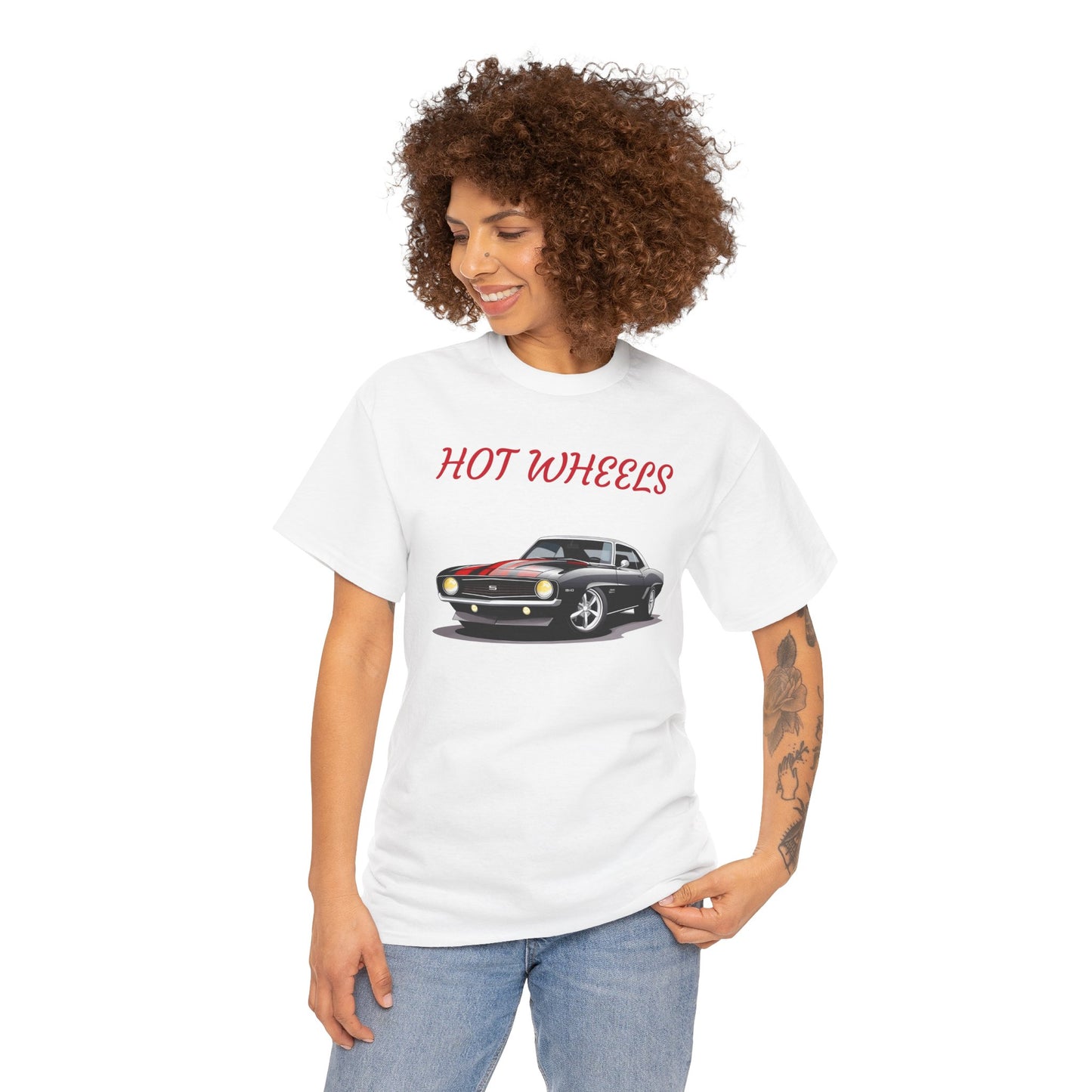 Princess Grace Hot Wheels Unisex Heavy Cotton Tee Classic Car Graphic Style