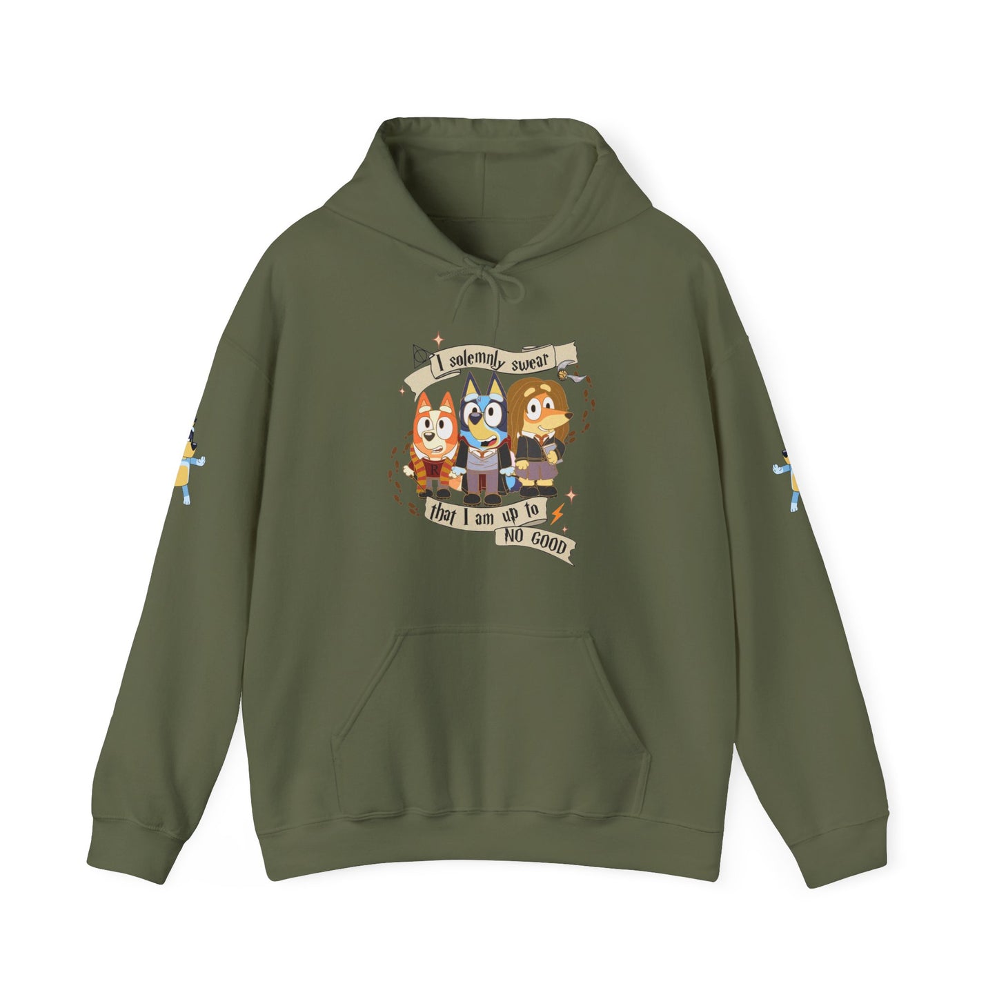 Princess Grace Bluey I Sincerely Sweet! Unisex Heavy Blend Hooded Sweatshirt for Fun Loving Fans