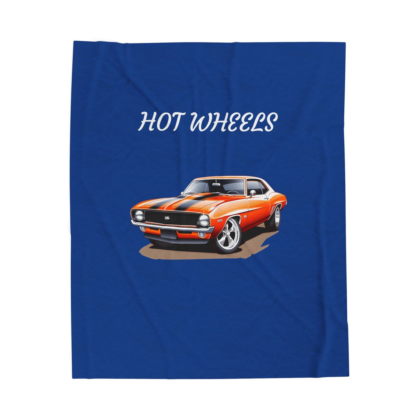 Princess Grace Hot Wheels Velveteen Plush Blanket Cozy Car Themed Throw for Automotive Enthusiasts