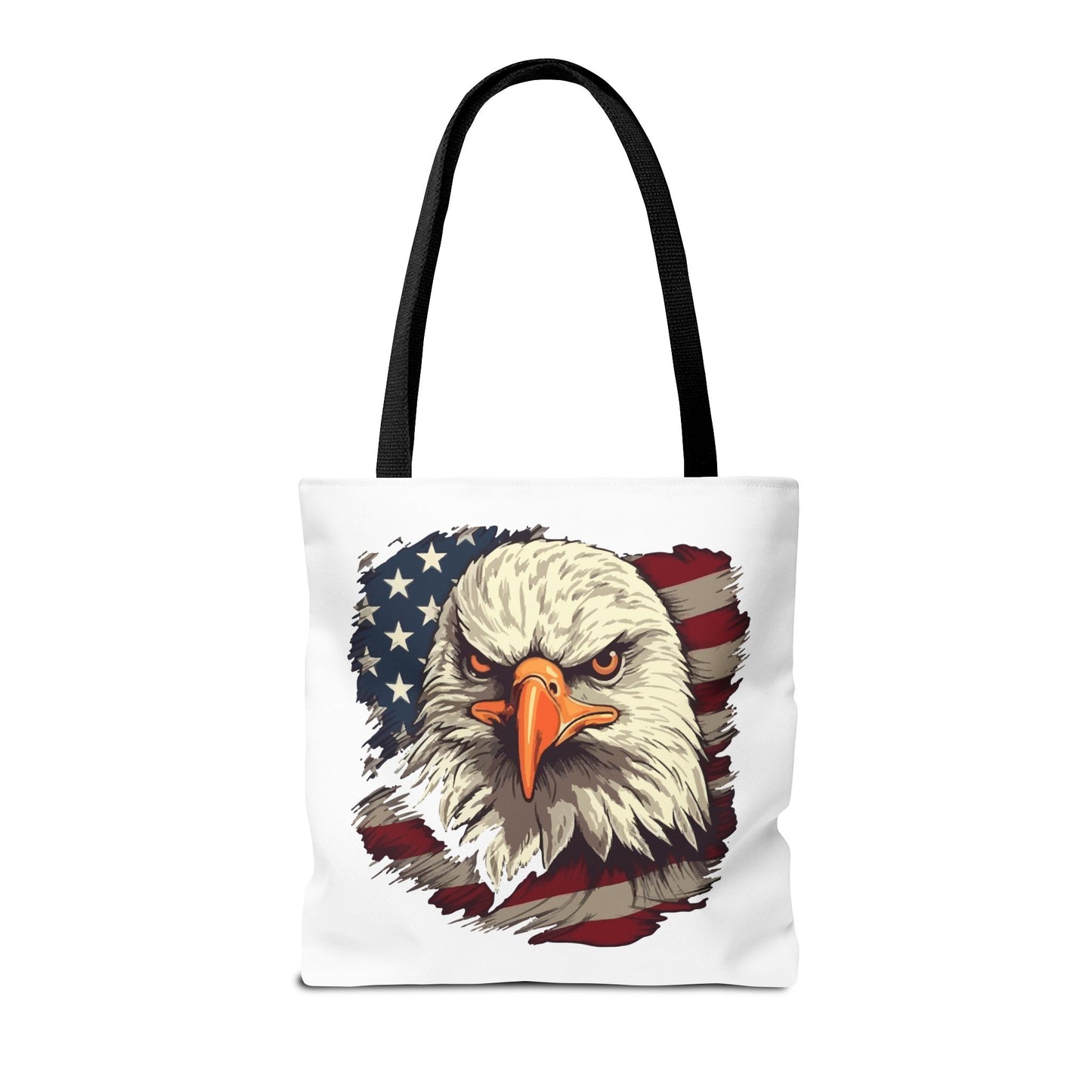 Princess Grace Patriotic Eagle Tote Bag American Flag Design for Independence Day and Everyday Use