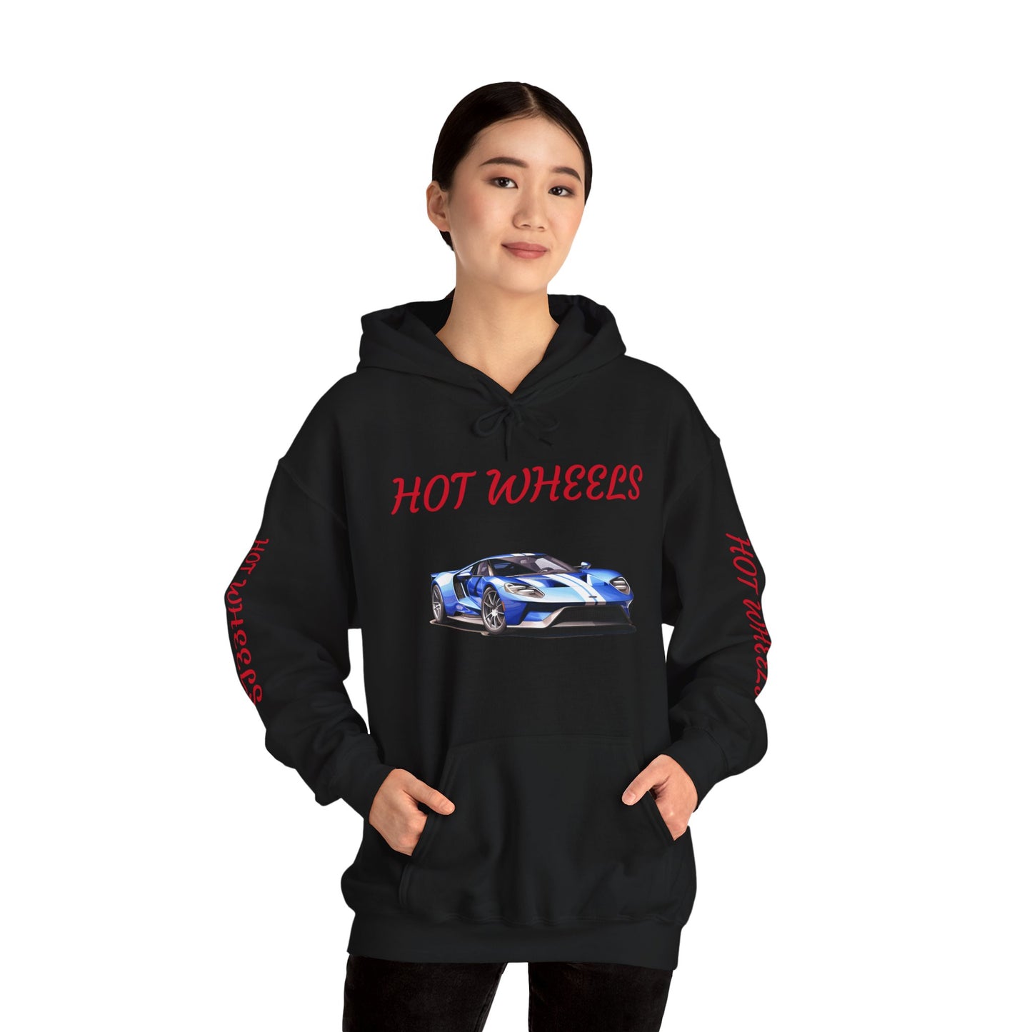 Princess Grace Hot Wheels Unisex Heavy Blend Hoodie Sporty Car Design for Car Enthusiasts