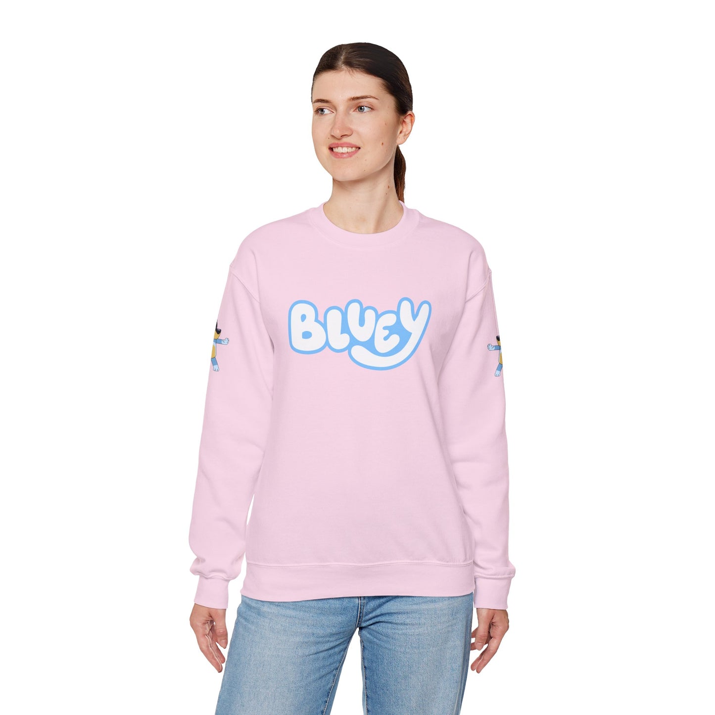 Princess Grace Bluey Crewneck Sweatshirt Cozy Unisex Pullover for Kids & Adults